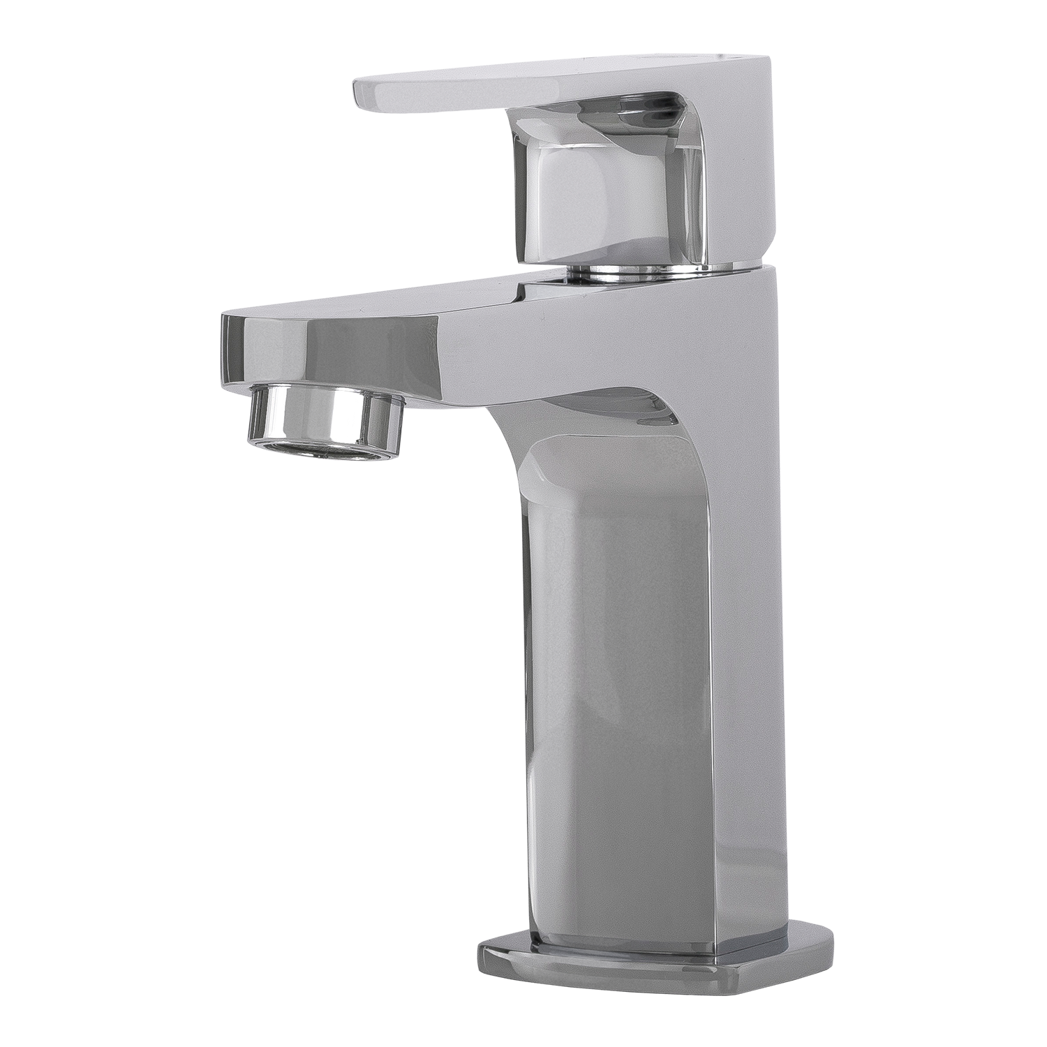 DAX Single Handle Bathroom Faucet - Brass Body with Chrome Finish, 3 15/16 x 5 13/16 Inches (DAX 9829) - Perfect for Modern Bathroom Vanities and Powder Rooms