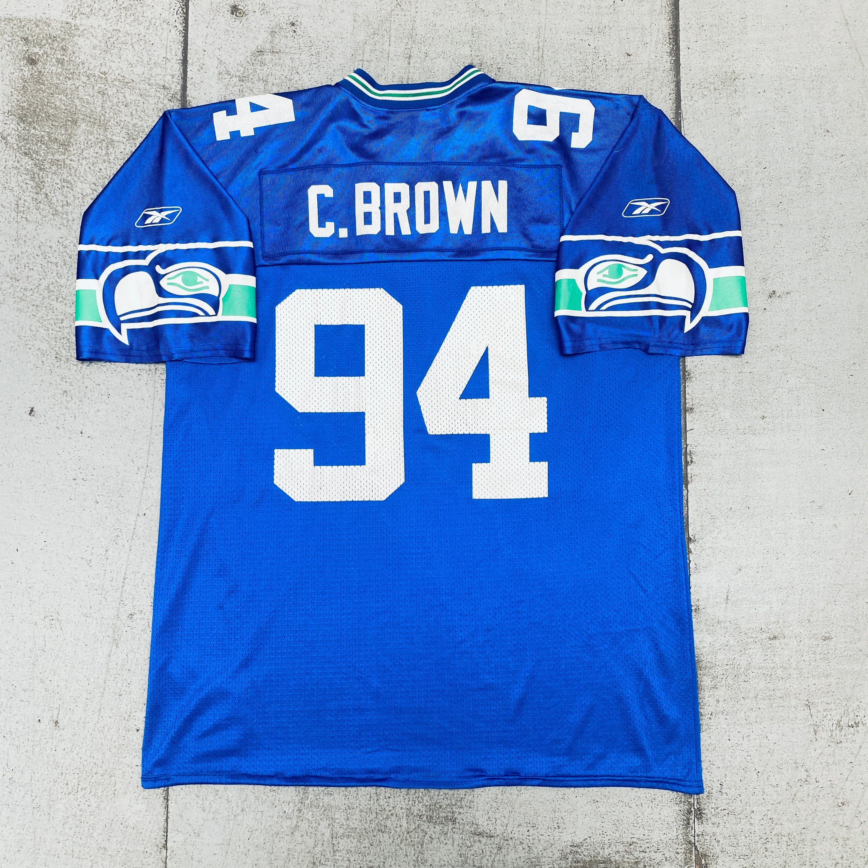 Seattle Seahawks Chad Brown 2002-2003 Large Jersey - Authentic NFL Football Jersey for Fans, Collectors & Game Day Outfits