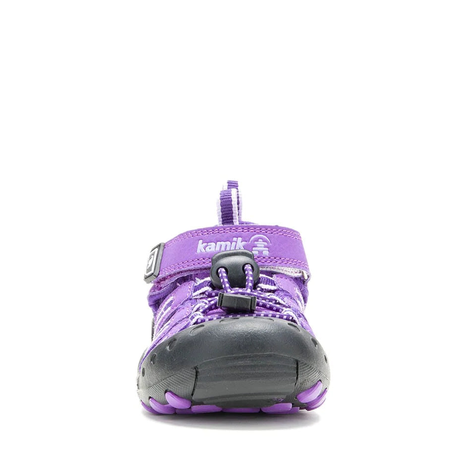 Kamik Purple/Orchid Crab Toddler Sandals - Waterproof Beach Shoes for Kids, Non-Slip Summer Outdoor Play Shoes for Toddlers - Perfect for Beach, Poolside & Park Adventures