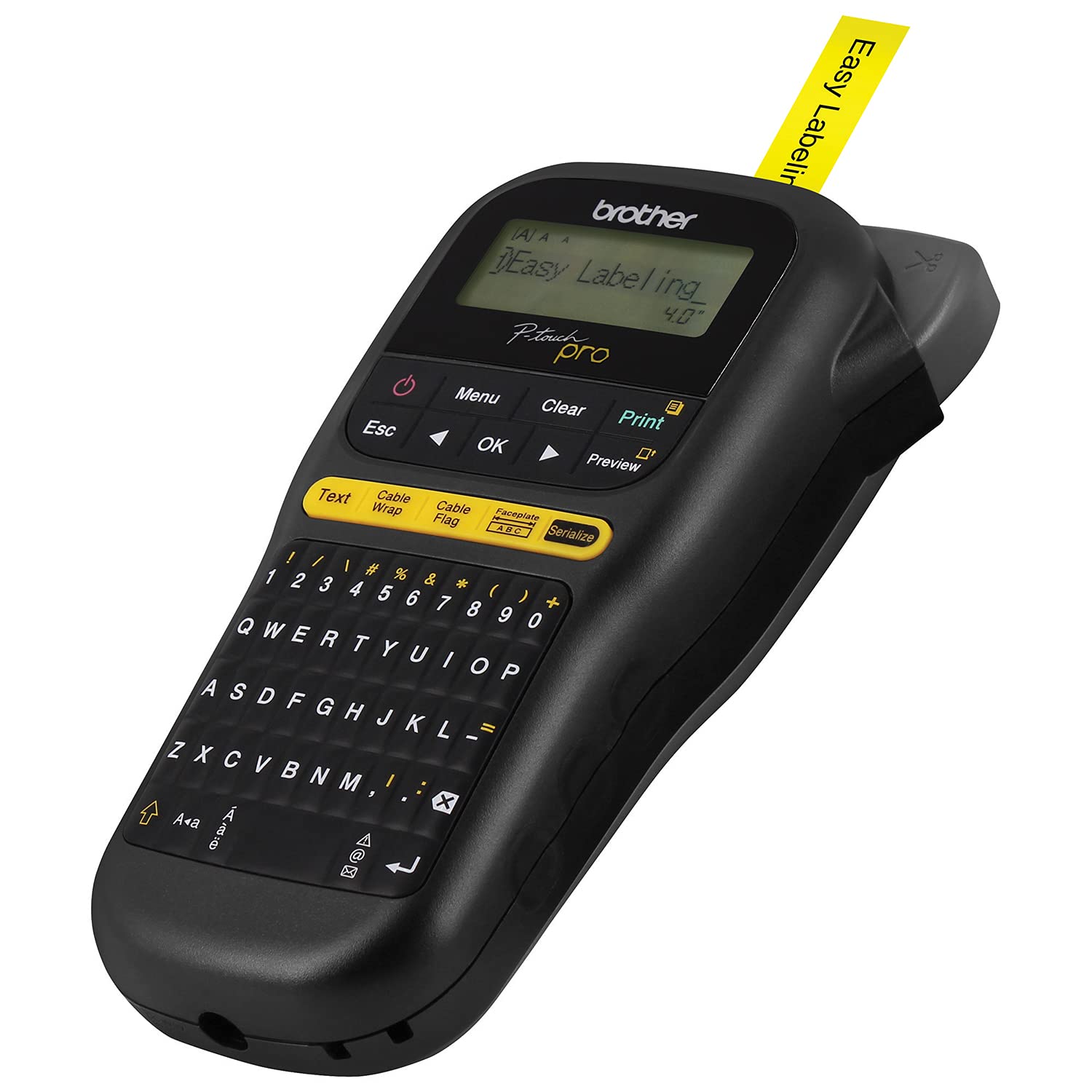 Brother Genuine P-touch PTH111 Professional Label Maker - Create Custom Labels for Office, Home & Industrial Organization | Perfect for File Folders, Storage Bins & Equipment Labeling