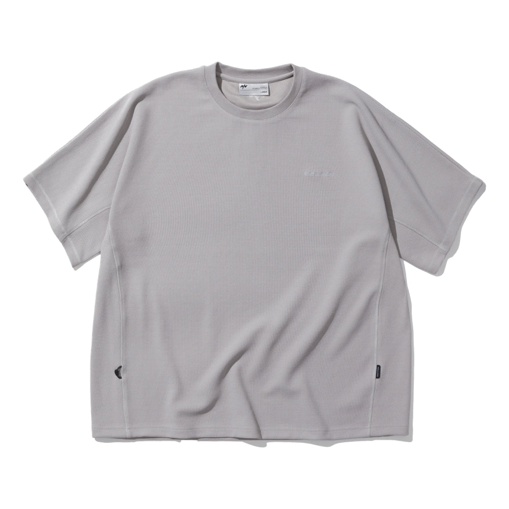 Nine Point Nine Vienna Waffle T-Shirt Light Grey - Casual Comfort for Everyday Wear & Street Style Outfits