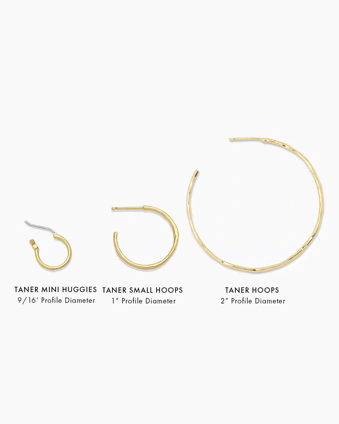 Taner Hoops - Stylish and Durable Hoop Earrings for Women | Perfect for Everyday Wear, Parties, and Special Occasions