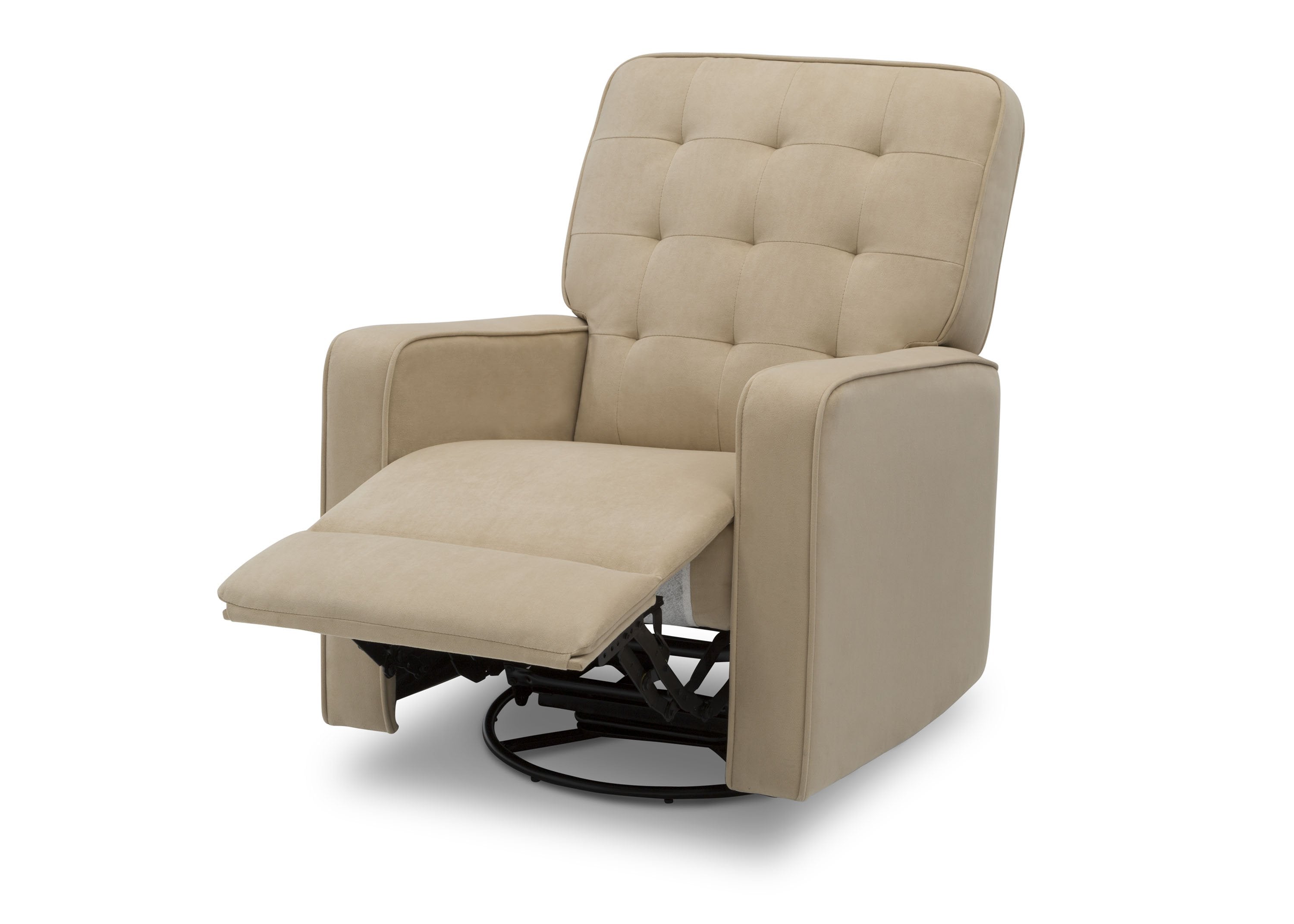Premium Graham Nursery Glider Swivel Recliner Chair with LiveSmart Fabric by Culp - Perfect for Baby Nurseries, Breastfeeding & Relaxing in Nursery Rooms