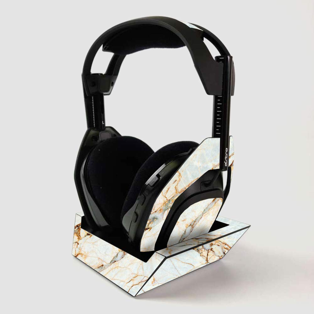 ASTRO Gaming A50 Wireless Headphone Skin Cover - Antique Marble Vinyl Wrap | Protective & Durable Decal for Headphones & Base Station | Easy to Apply | Made in USA | Perfect for Gaming Setups & Travel Protection