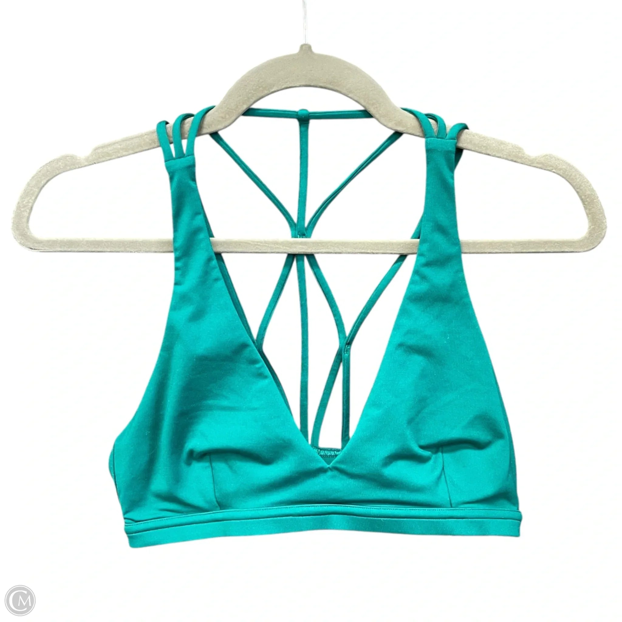 Lululemon Green Athletic Sports Bra - Size 8 for Women | High Support Workout Top for Running, Yoga & Gym