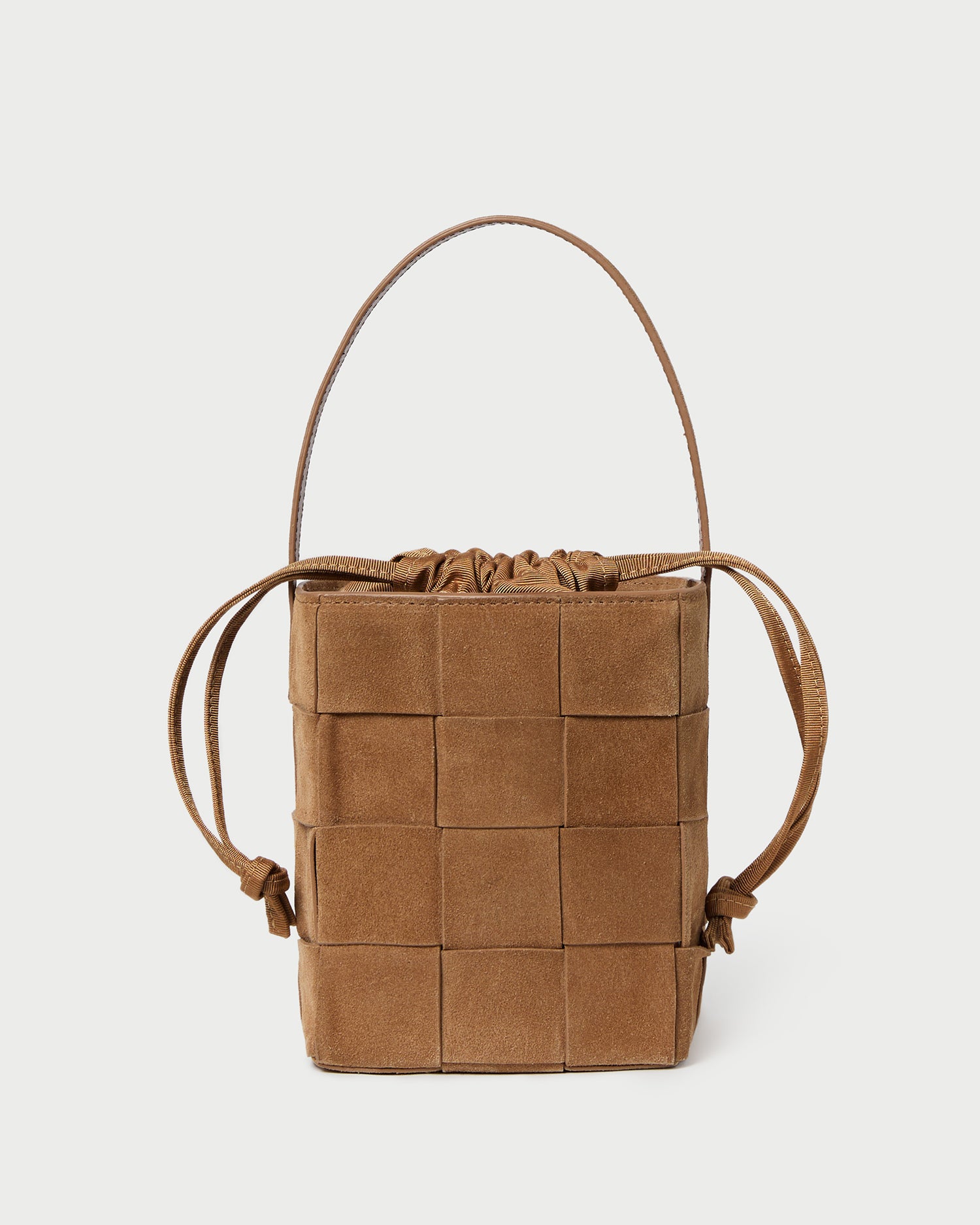 Laith Toffee Woven Bucket Bag for Women - Stylish Handmade Straw Tote Purse - Perfect for Beach, Shopping & Summer Outfits
