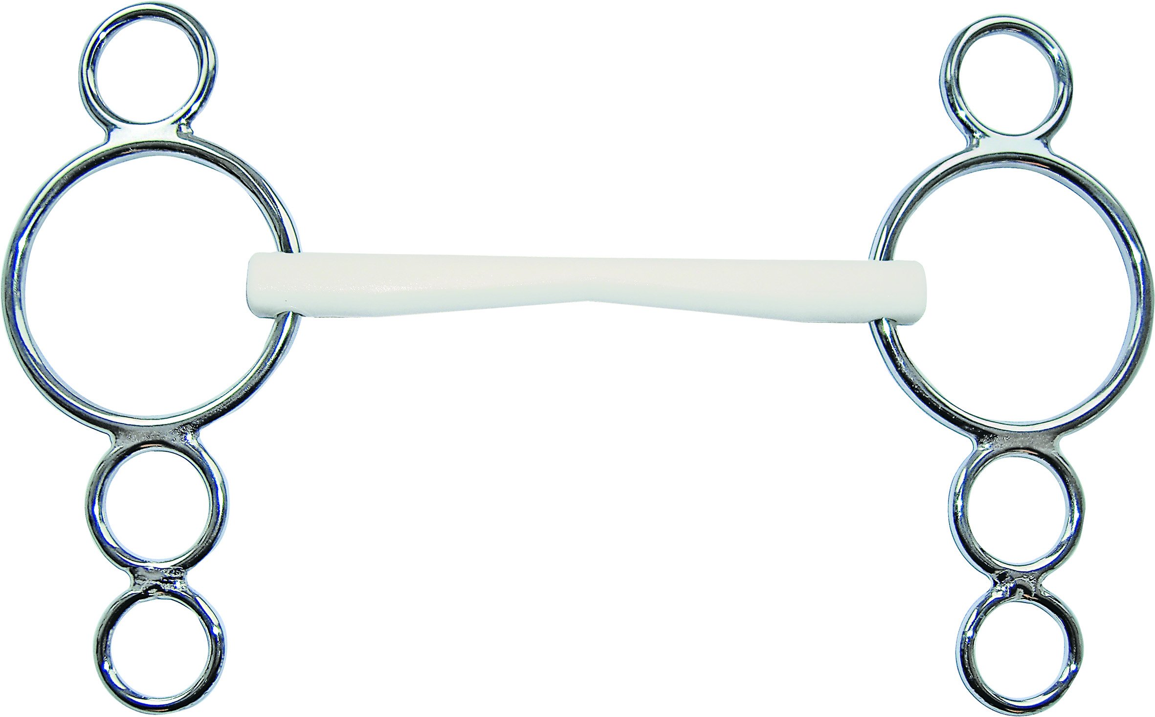 Sprenger 4130314500 Duo Vienna Spring Bit 2 Ring Bottom - Comfort Horse Bit for Dressage & Jumping - Ideal for Training & Show Riding
