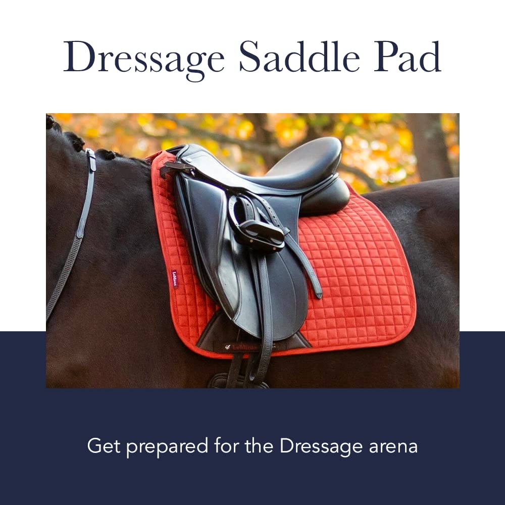 Premium LeMieux Saddle Pad for Horses - Breathable, Shock-Absorbing & Washable Riding Pad - Perfect for Dressage, Jumping & Trail Riding