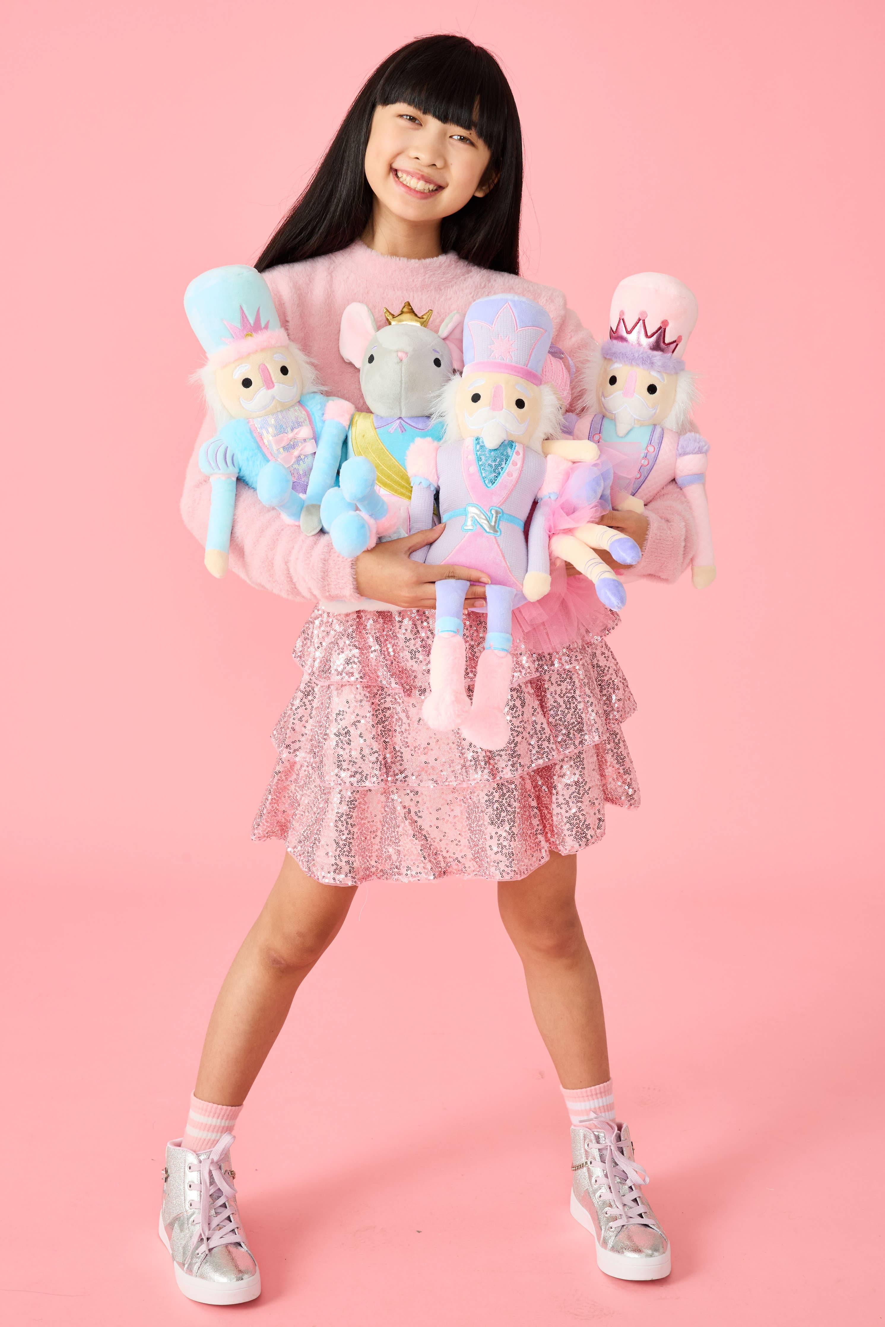 Chloe Nutcracker Plush Toy - Cute Christmas Holiday Decor & Collectible Gift for Kids & Adults - Perfect for Tree Ornaments, Stocking Stuffers & Festive Home Decor