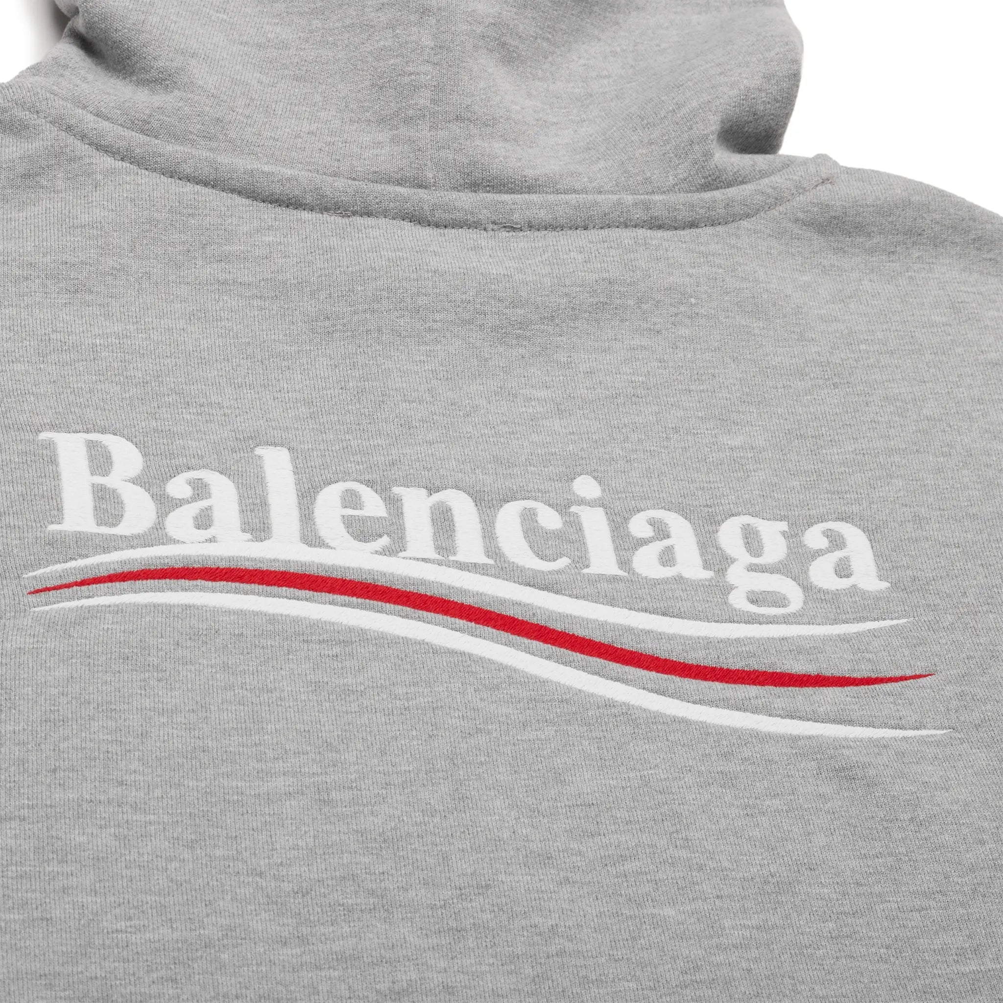 Balenciaga Political Grey Hoodie for Men & Women - Trendy Streetwear Pullover for Casual Outfits & Urban Fashion