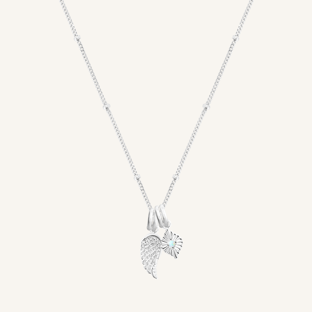 Personalized Memory Charm Necklace - Custom Engraved Jewelry for Women - Perfect Gift for Mom, Wife, Daughter - Birthday, Anniversary, Valentine's Day Present