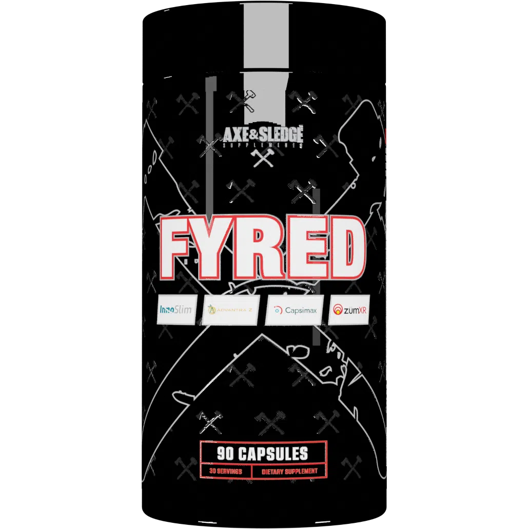 Axe & Sledge FYRED V2 Pre-Workout Powder - Energy Booster & Muscle Performance Supplement for Gym & Fitness Training