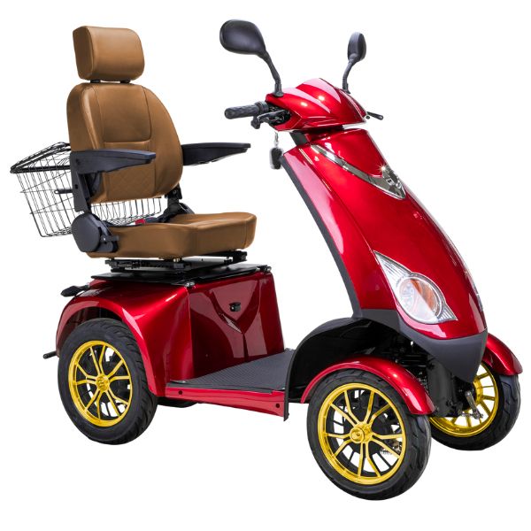 Premium Platinum Bariatric 4-Wheel Mobility Scooter for Heavy Adults - Heavy Duty Electric Wheelchair for Indoor & Outdoor Use - Ideal for Shopping, Travel, and Daily Mobility Assistance