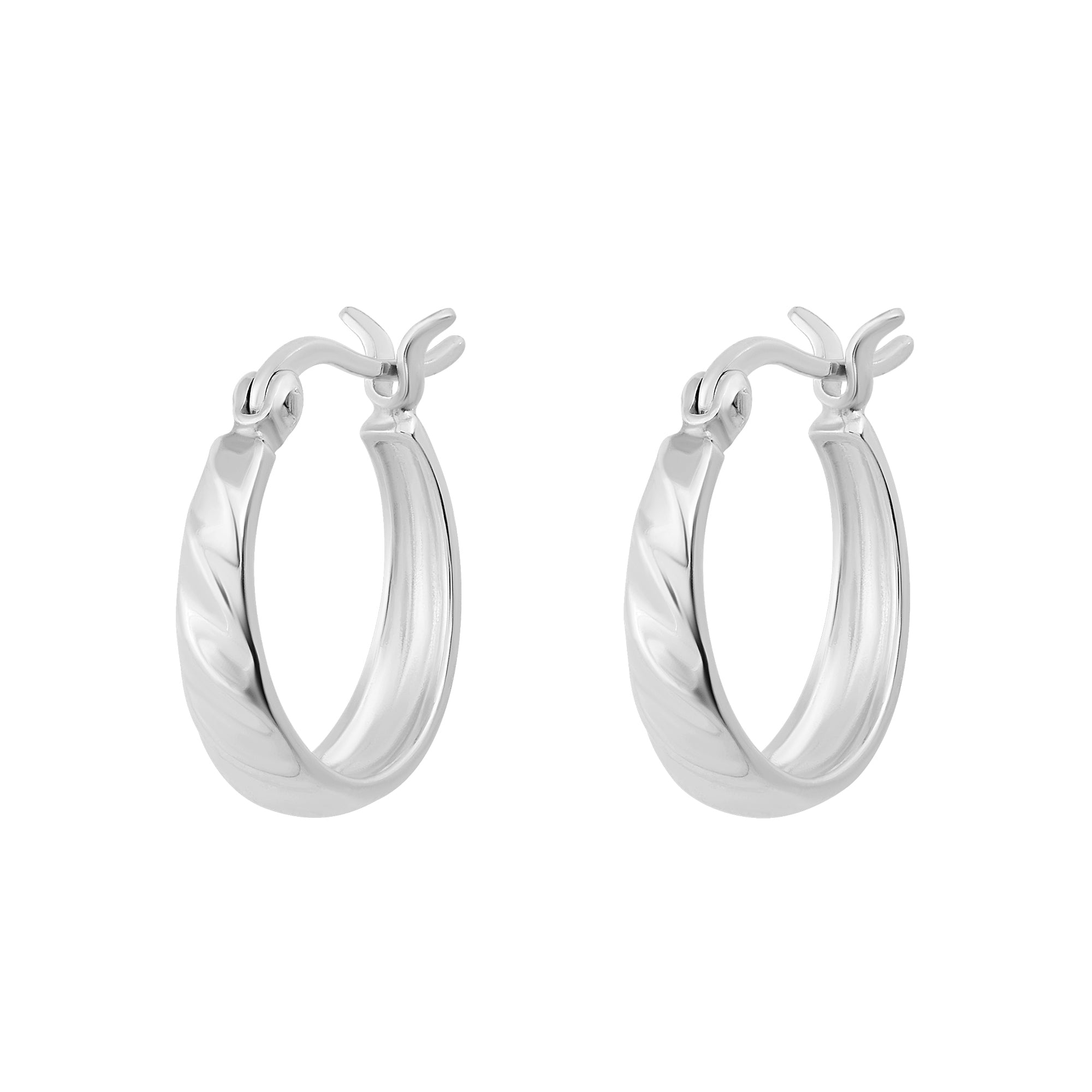 Dynamic Ripple Hoops - Trendy Dangle Earrings for Women, Lightweight & Hypoallergenic, Perfect for Parties, Weddings & Everyday Wear