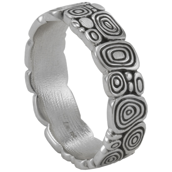 Alex Sepkus Ripple Ring R 160P - Elegant Handcrafted Silver Ring for Women | Perfect for Weddings, Anniversaries & Special Occasions