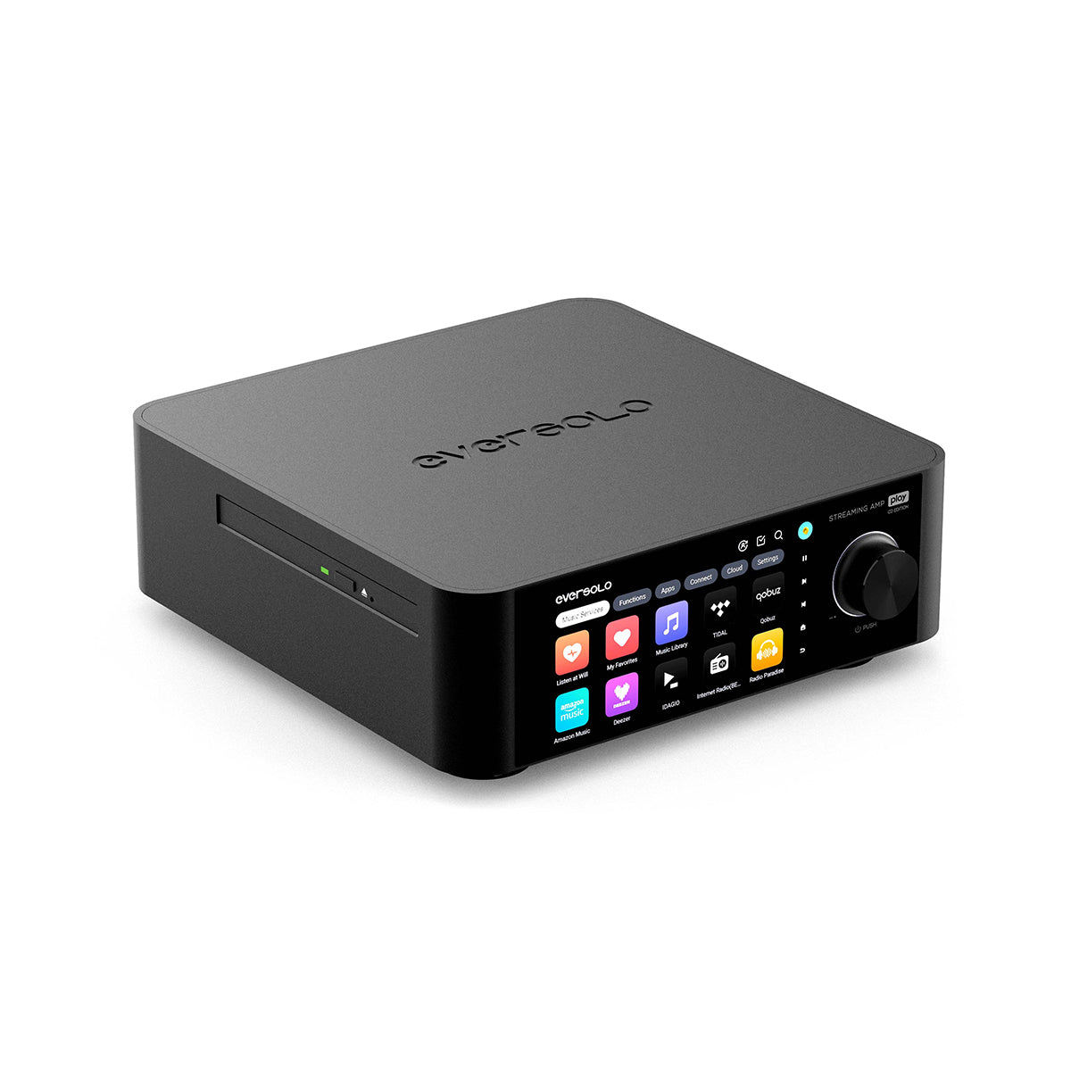 Eversolo Play All-In-One Streamer Amplifier - High-Fidelity Audio System for Home Theater & Music Listening (Pre-Order) | Perfect for Living Room, Bedroom & Office Setup