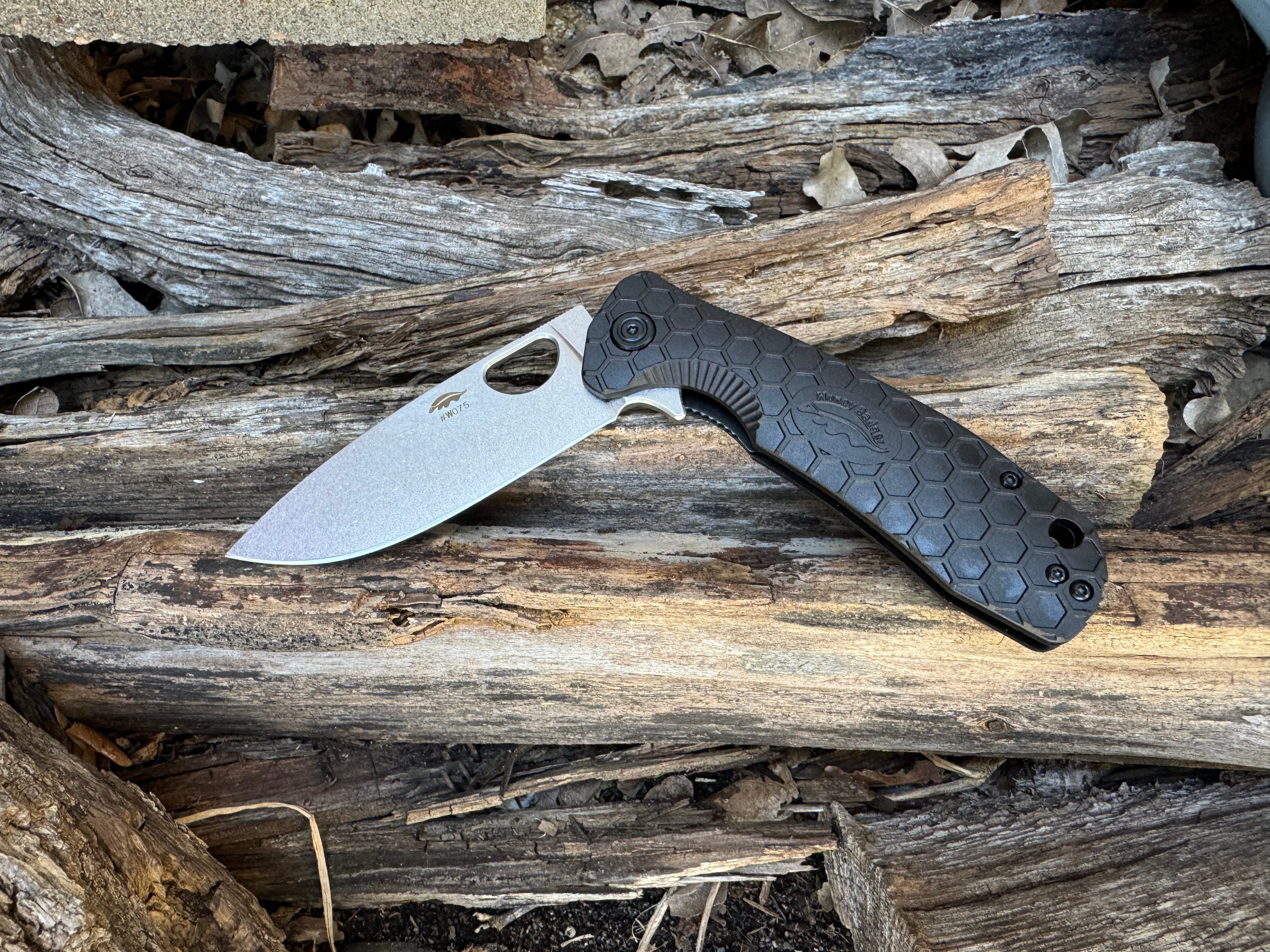Honey Badger HB1286 Limited Edition Large Flipper Knife - Premium D2 Steel Blade for Outdoor Camping, Hunting & Survival Gear | Tactical EDC Pocket Knife