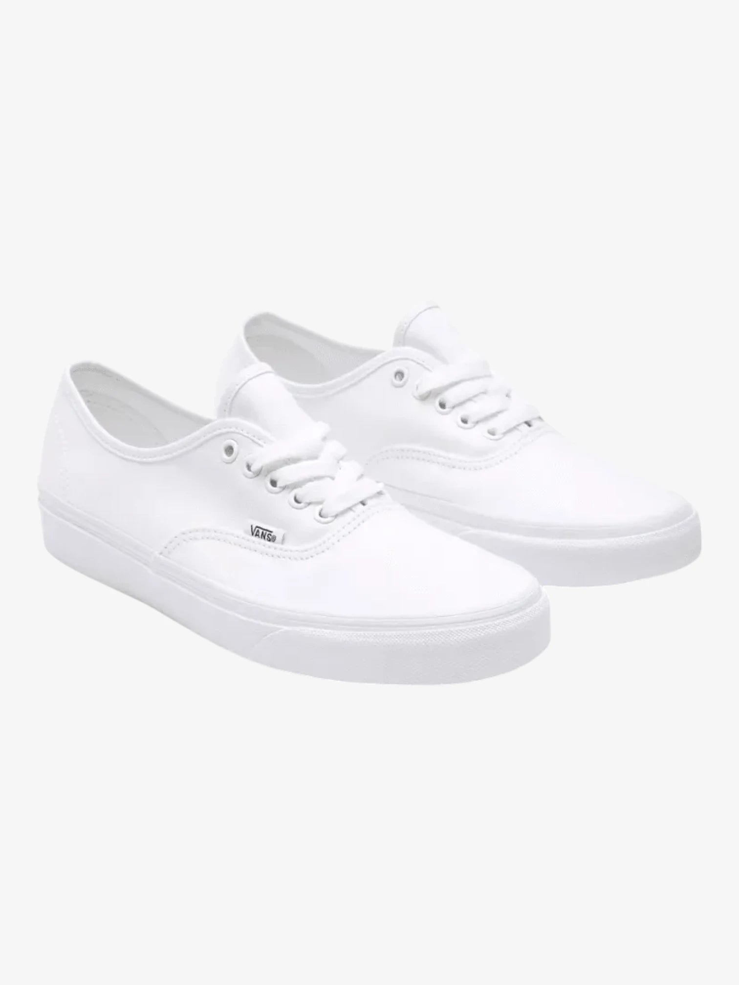 Vans Authentic White Sneakers for Men & Women - Classic Skate Shoes for Casual Wear, Street Style & Everyday Comfort