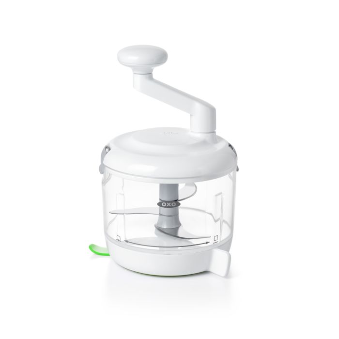 OXO Manual Food Processor - Handheld Chopper for Vegetables, Herbs, Nuts & More - Perfect for Meal Prep, Salads & Cooking at Home