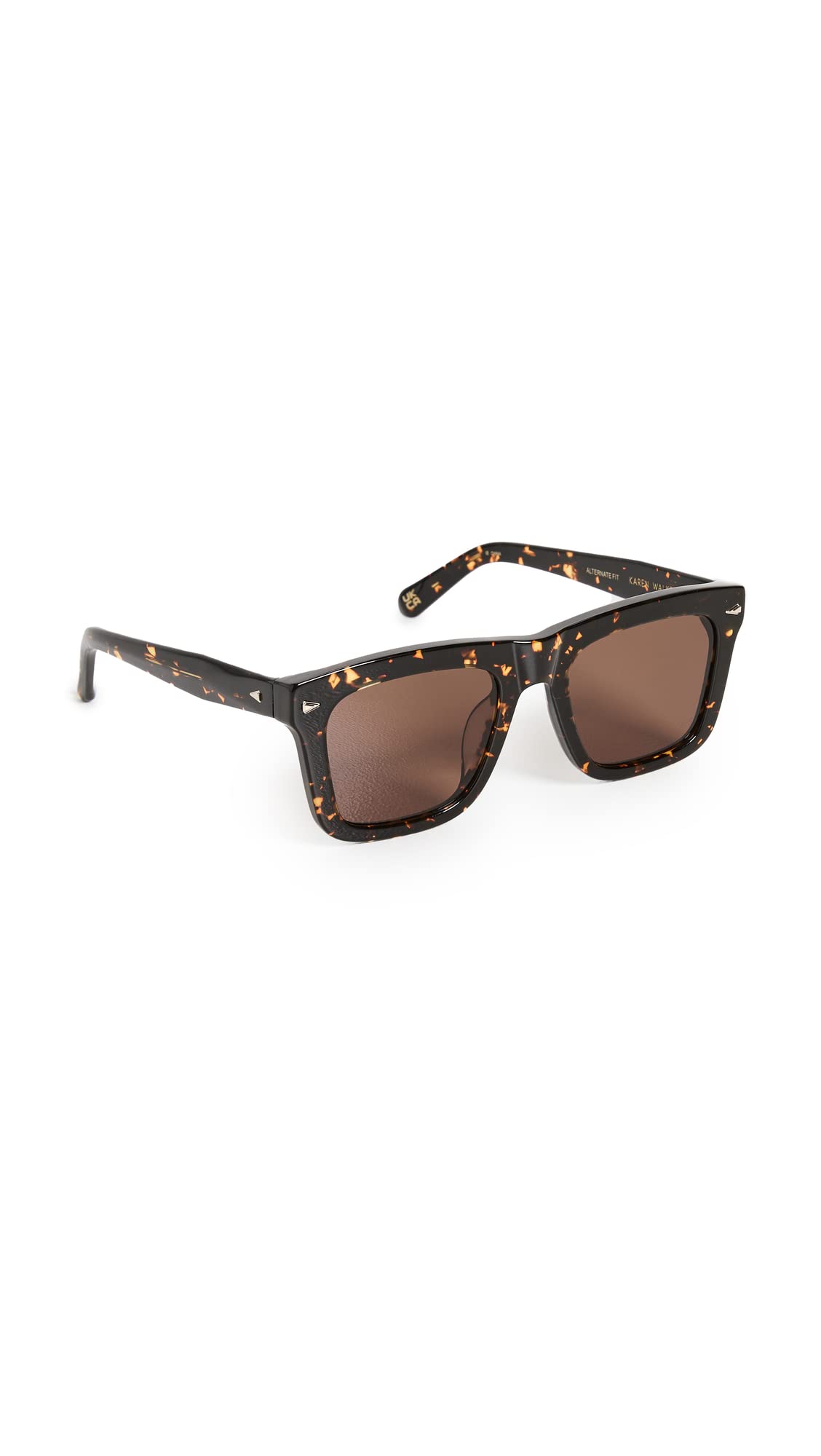 Karen Walker Women's Deep Freeze 22 Sunglasses - UV400 Protection, Polarized Fashion Shades for Women, Perfect for Beach, Driving & Outdoor Activities