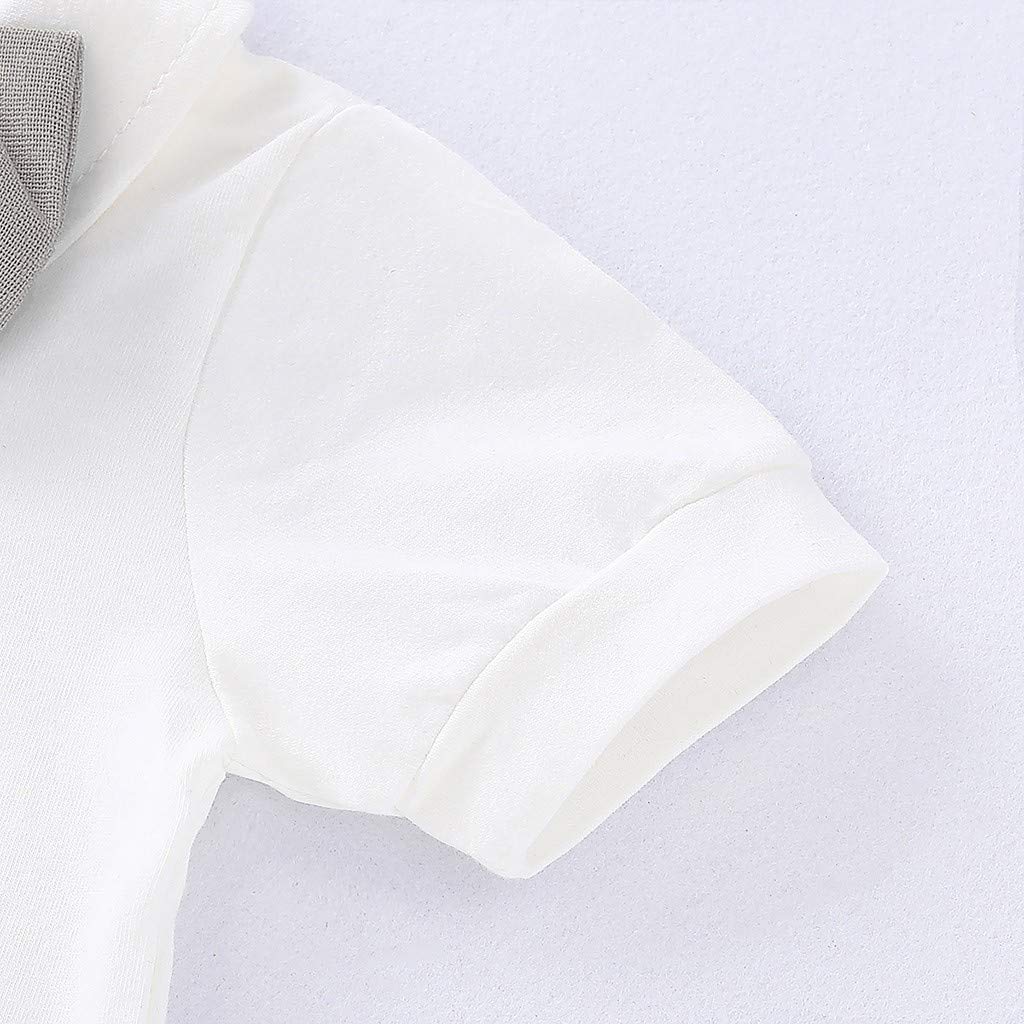 Baby Boys Summer Outfits Set - Bow Shirts & Shorts for Gentlemen Style | Newborn & Toddler Playtime