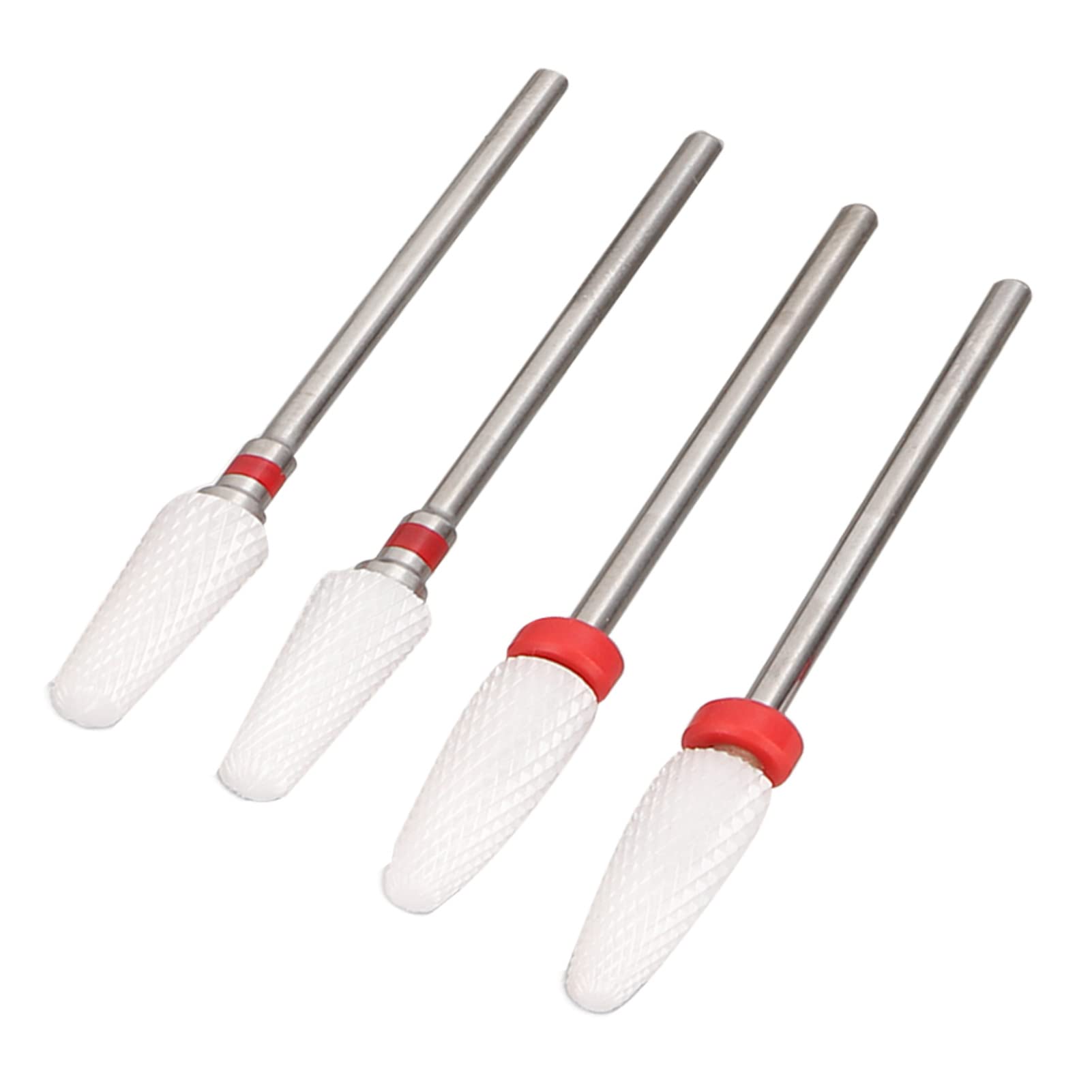 Professional Ceramic Nail Drill Bit Set for Manicure & Pedicure - 10PCS Nail Art Grinding Bits Kit for Acrylic, Gel & Natural Nails - Perfect for Salon & Home Nail Care