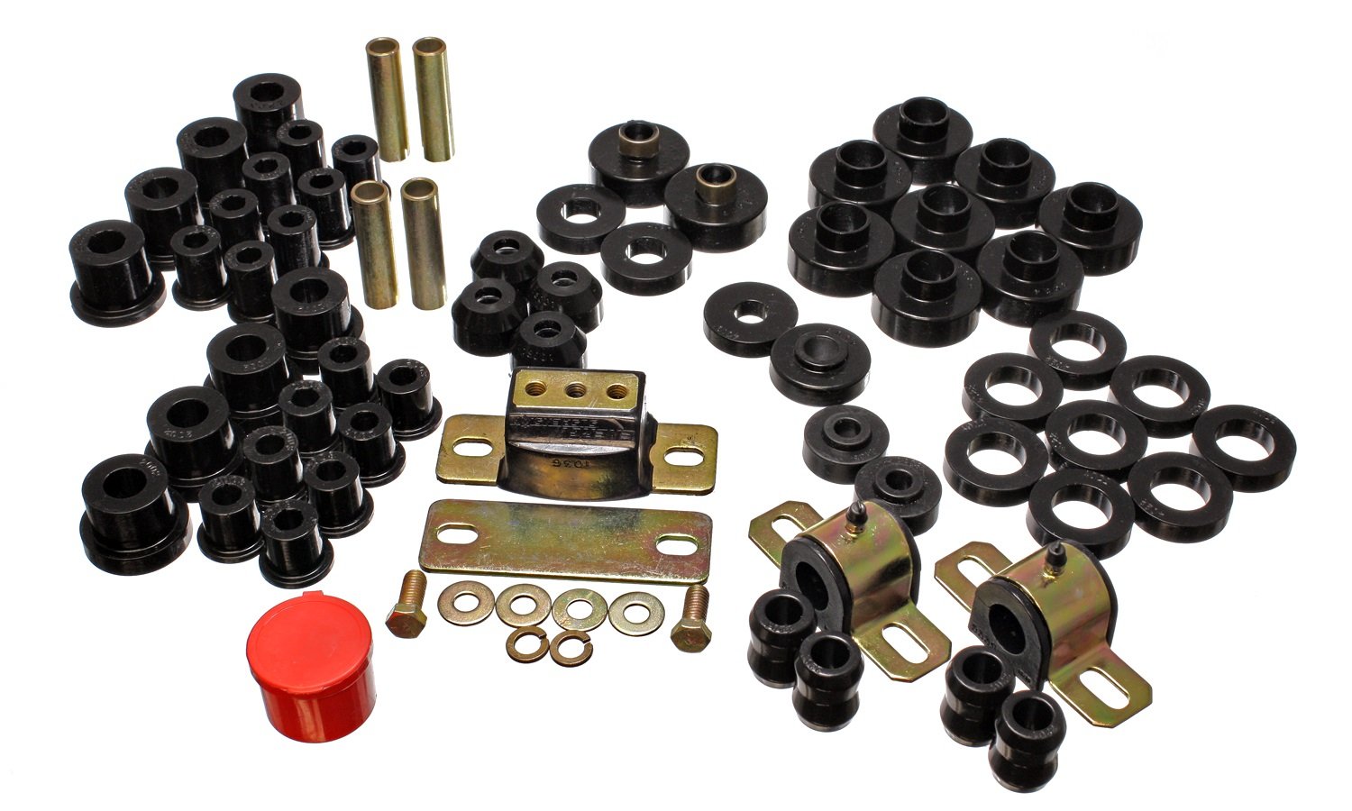 Energy Suspension 2.18103G Master Kit for Jeep CJ5 & CJ7 - Polyurethane Bushings Set for Off-Road Suspension Upgrade, Improved Handling & Durability - Perfect for Trail Riding, Rock Crawling & Daily Driving