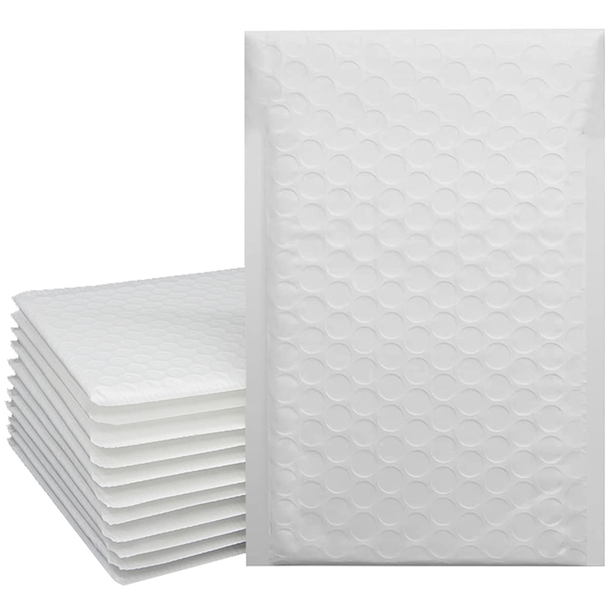 Immuson White Poly Bubble Mailers 4x7 Inches - 25 Pack Self-Seal Padded Shipping Envelopes for Ecommerce, Small Packages & Online Store Shipping | Durable Packaging Bubbles for Mailing, Gifts & Documents