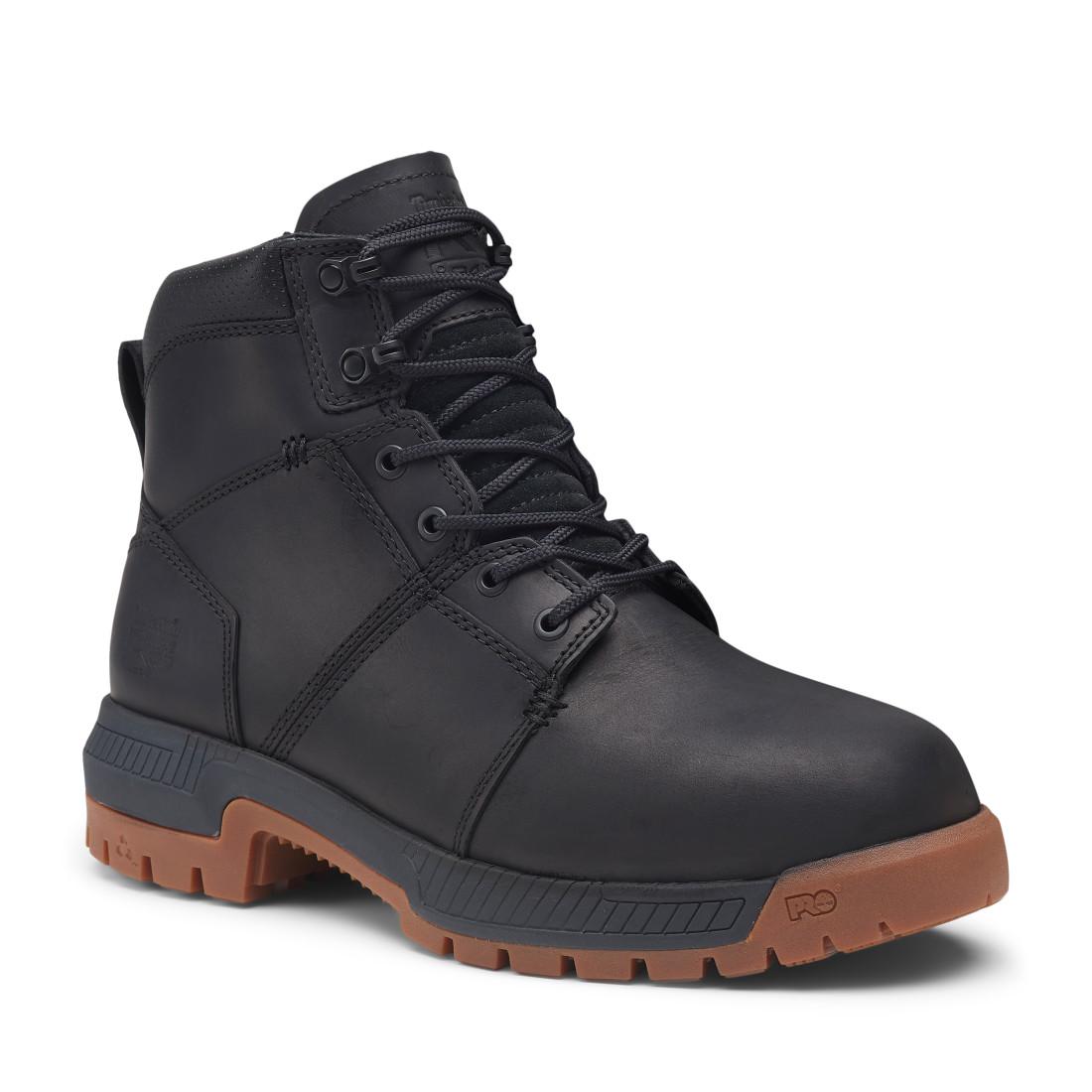 Montauk 6 Inch Steel Toe Work Boots for Men - Waterproof Safety Shoes with Slip Resistant Sole - Ideal for Construction, Warehouse & Outdoor Work