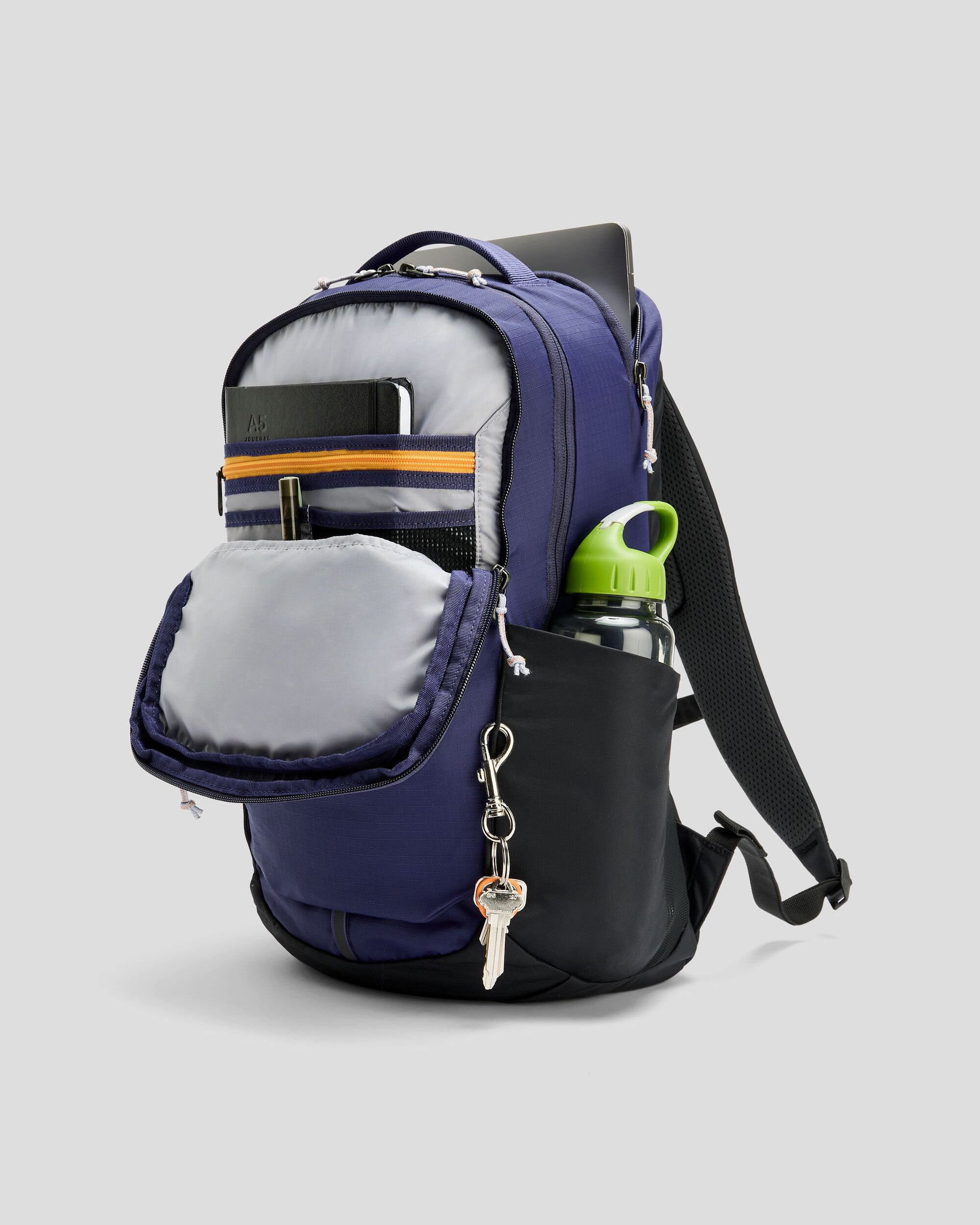 Axon 25L Everyday Backpack for Work & Travel - Waterproof Laptop Backpack with USB Charging Port - Perfect for Commuting, Hiking & College (Dark Horizon)