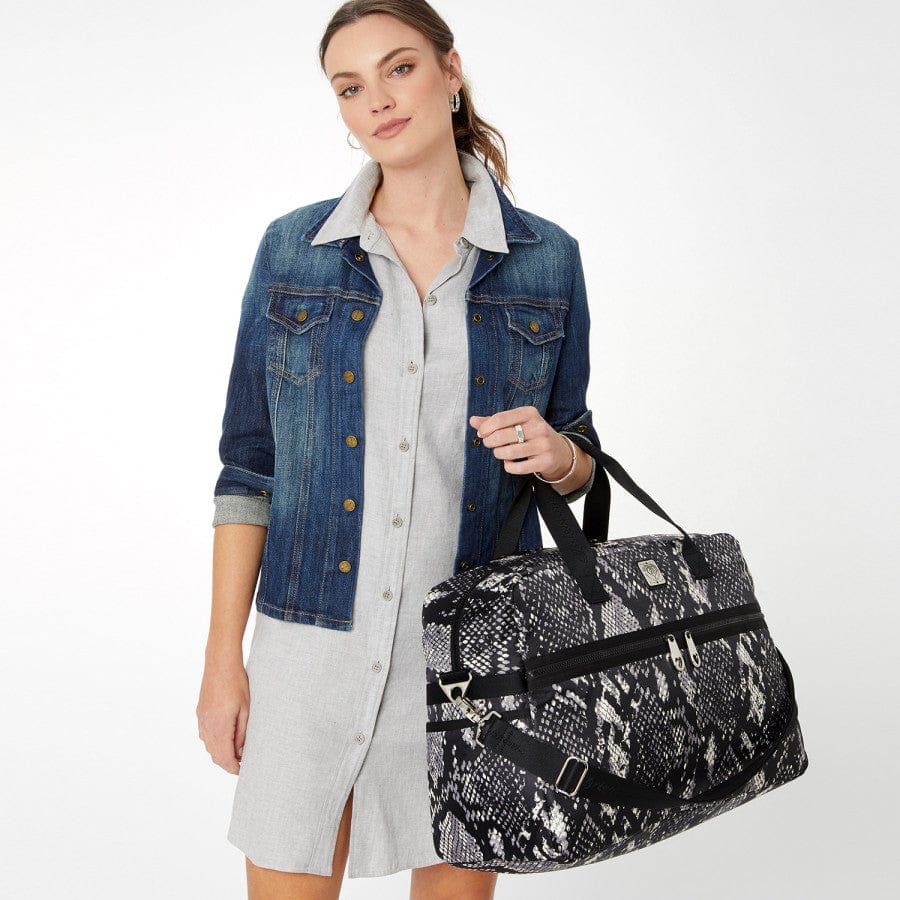Mojave Round Tripper Duffel Bag - Durable Travel Duffel for Gym, Sports & Weekend Getaways - Water-Resistant Carry-On Luggage for Men & Women