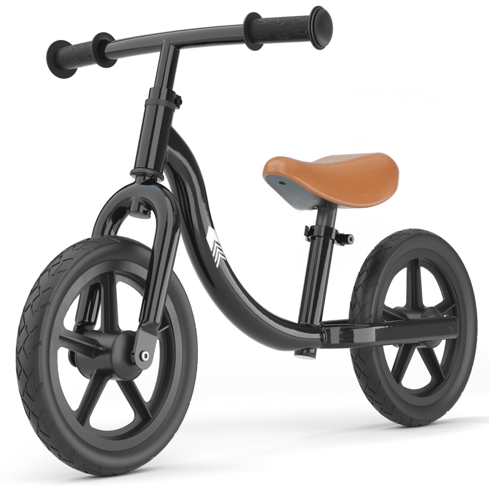 Glaf 12 Inch No Pedal Balance Bike for Toddlers 18 Months to 5 Years - Adjustable Seat Height Training Bicycle for Boys & Girls - Perfect First Bike for Learning to Ride, Outdoor Play & Birthday Gifts