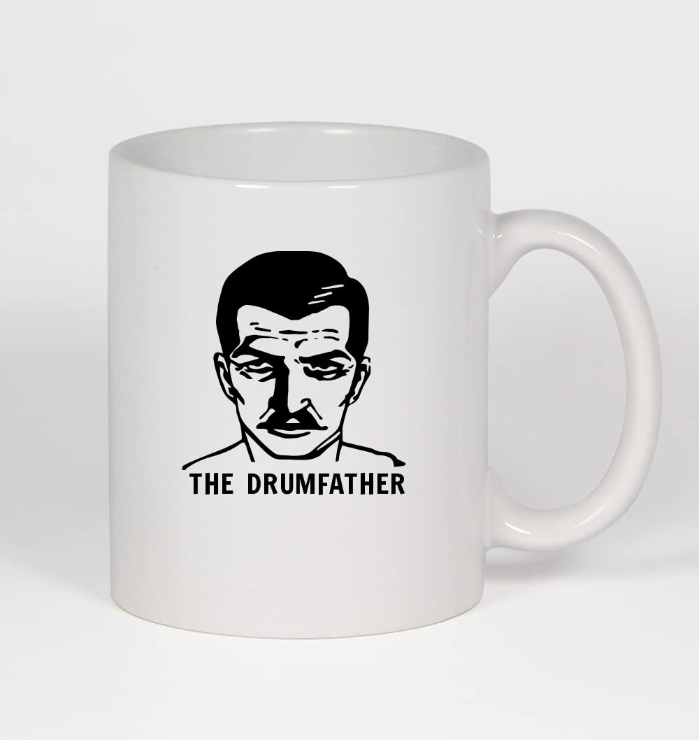 The Drumfather Anime S - 11oz Ceramic White Coffee Mug for Anime Fans | Perfect Gift for Collectors & Office Use