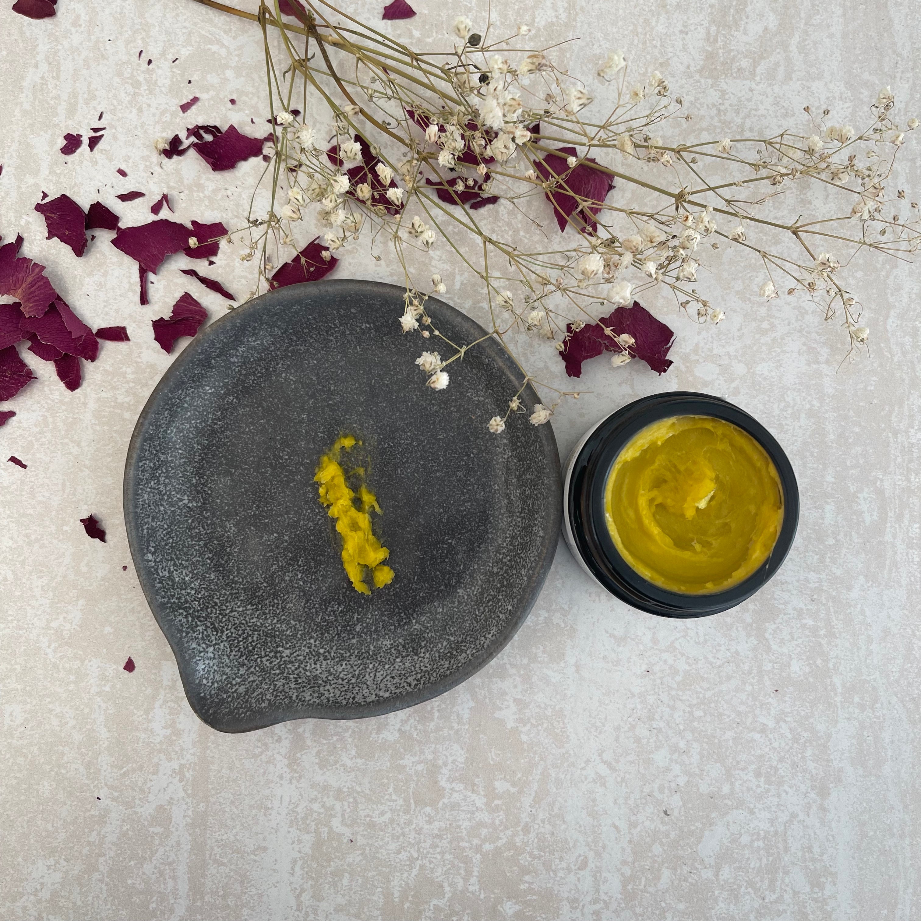 Organic Chamomile & Blueberry Face and Body Cream for Dry Skin - Hydrating Moisturizer for Sensitive Skin, Day & Night Use