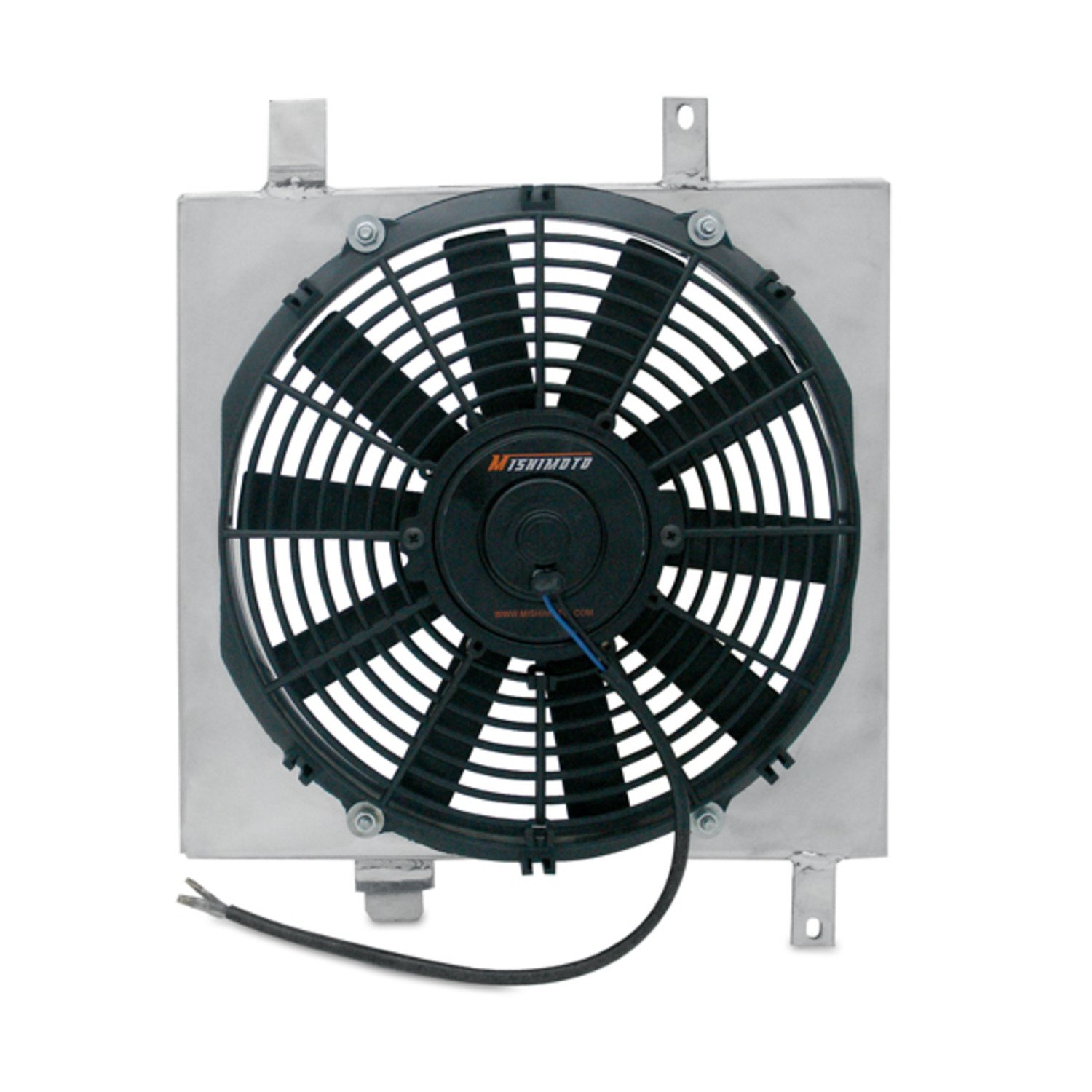Mishimoto MMFS-INT-90 High Performance Aluminum Radiator Fan Shroud for 1990-1993 Acura Integra - Silver | Improved Cooling System | Perfect for Street Racing & Daily Driving