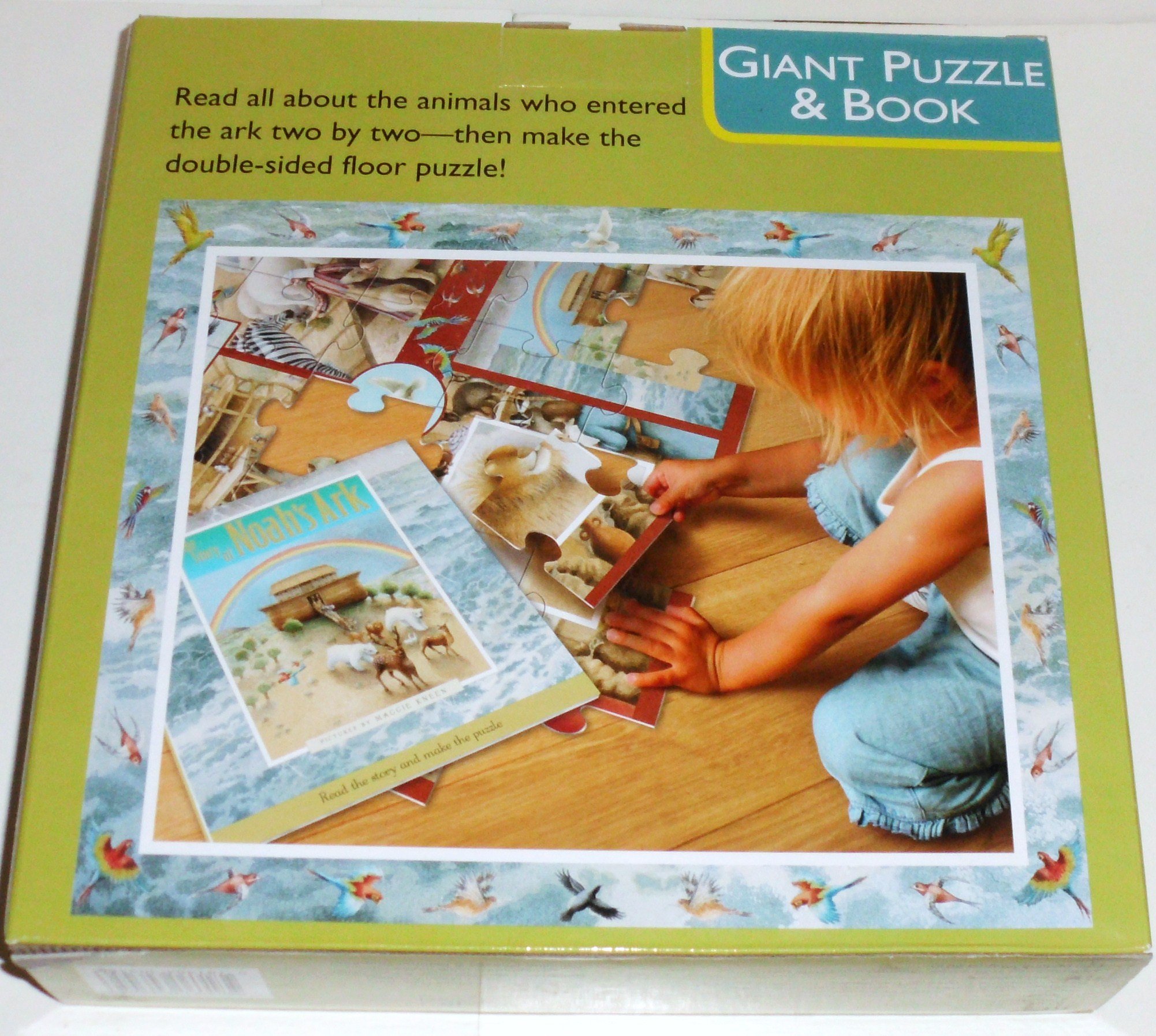 Noah's Ark Storybook and Puzzle Set - Interactive Bible Story for Kids, Christian Educational Toy for Sunday School & Home Learning - Perfect for Family Bonding and Religious Education