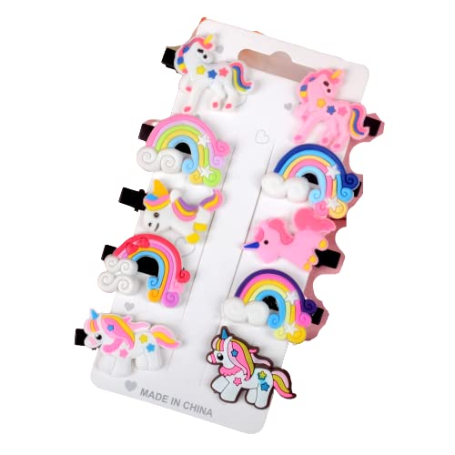Unicorn & Cloud Baby Hair Clips
