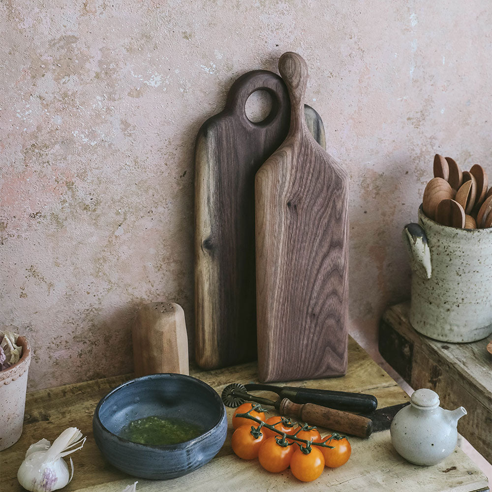 Premium Wooden Cheese Board Set - Elegant & Slim Charcuterie Serving Tray for Wine & Cheese Parties, Dinner Entertaining, Housewarming Gifts - Natural Bamboo Cutting Board with Knife Holder