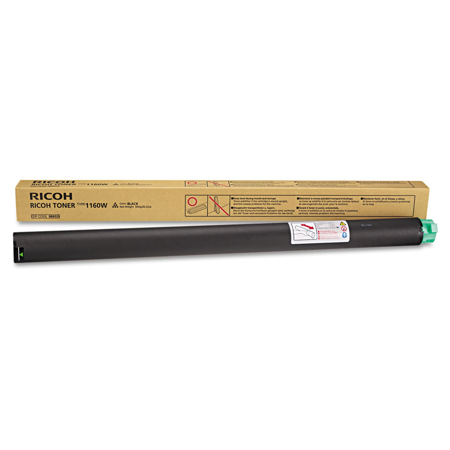 RIC888029 - Ricoh 888029 Printer Toner Cartridge for Ricoh Printers - Compatible with MP C2003/C2503/C3003 Series - Ideal for Office Printing & Document Workflows