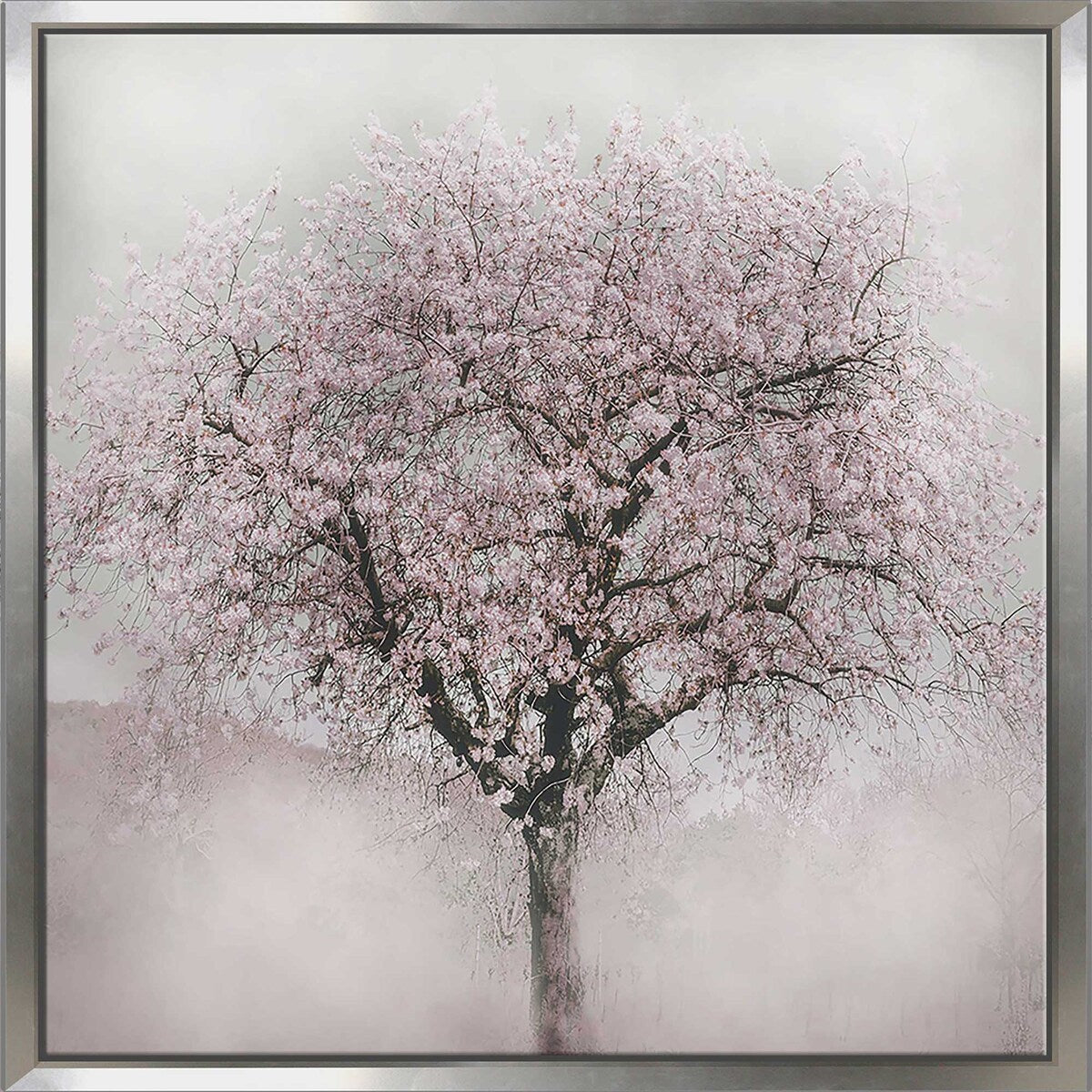 Blossoms of Spring IV - Floral Art Print on Floating Canvas - Perfect for Living Room, Bedroom & Office Decor