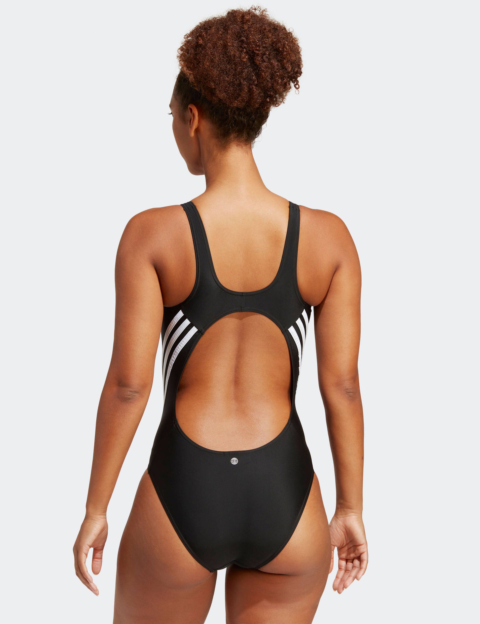 Best 3 Stripes Swimsuit for Women - Black & White Two-Tone Design | Comfortable & Stylish Swimwear for Beach, Pool & Summer Vacations