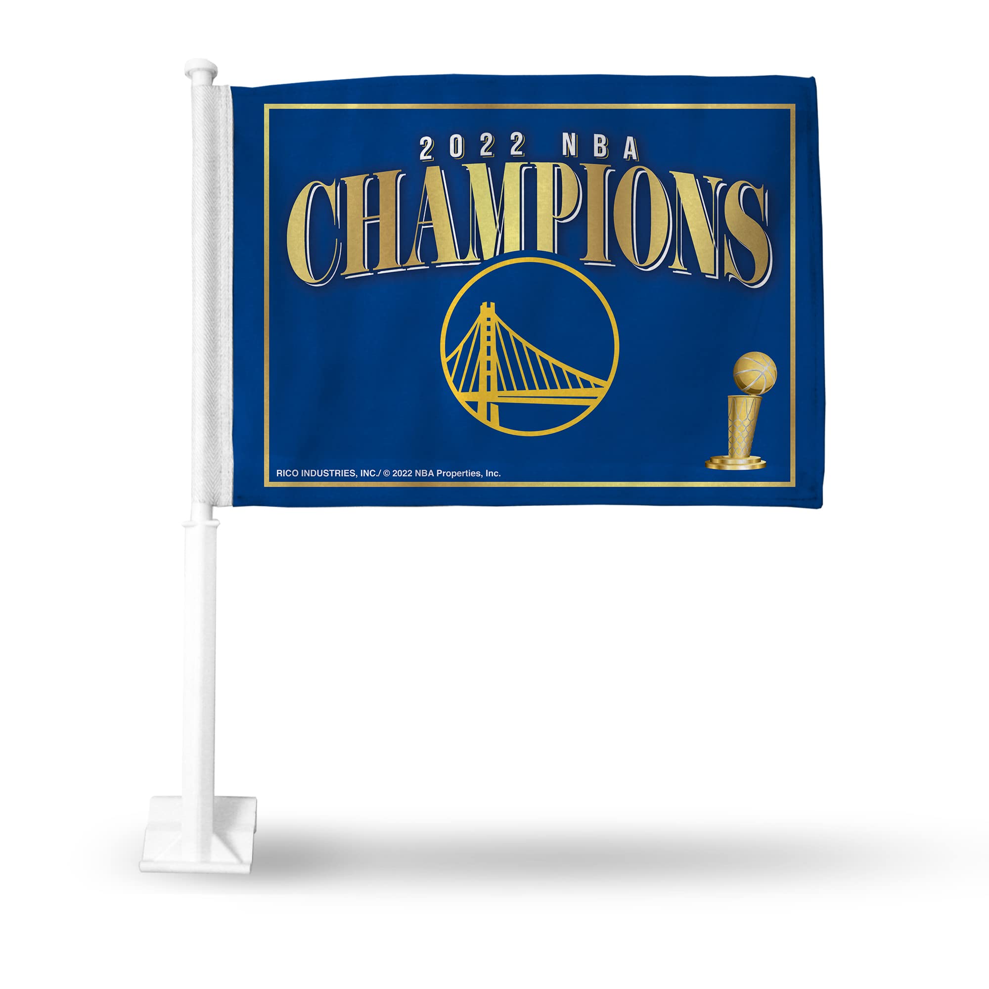 NBA Golden State Warriors 2022 Champions Car Flag - 16x19