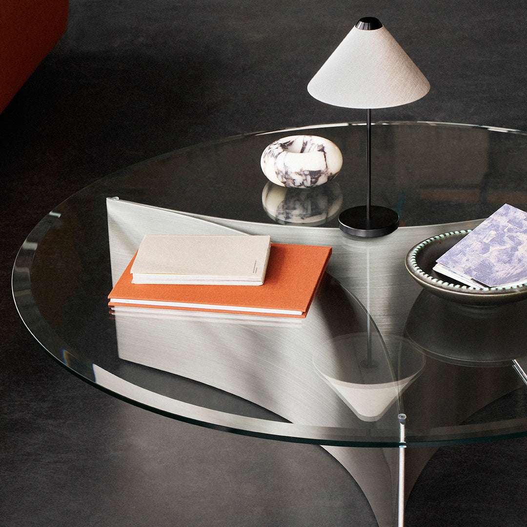 Modern Arc Coffee Table - Mid-Century Design, Solid Wood, Living Room Centerpiece for Home Decor | Perfect for Lounge, Family Room & Office Spaces