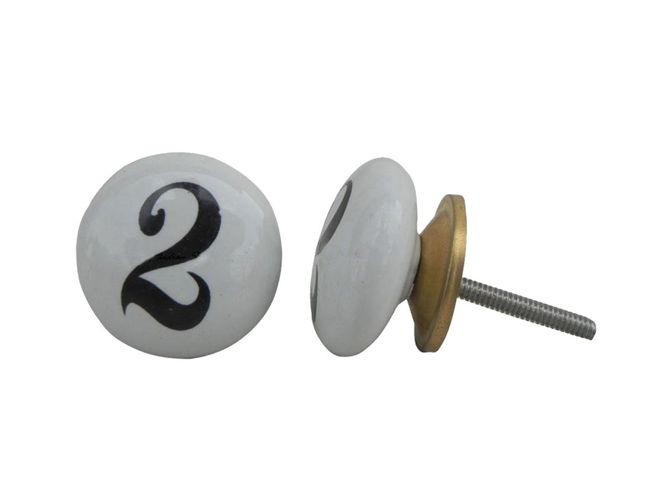 Luxury Ceramic Drawer Knobs - 16pcs White Cabinet Pulls for Kitchen & Dresser