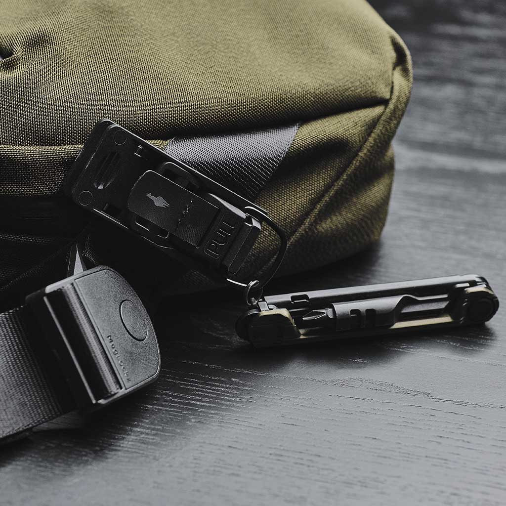 Go Sling Standard Army Green Axoflux - Tactical Shoulder Bag for Outdoor Adventures, Hiking, and Military Use