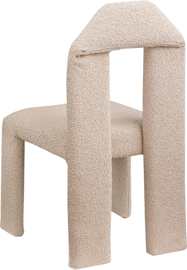Bennett Boucle Fabric Dining Chair - Modern Upholstered Accent Chair for Dining Room, Kitchen, or Office - Comfortable & Stylish Seating for Home Decor