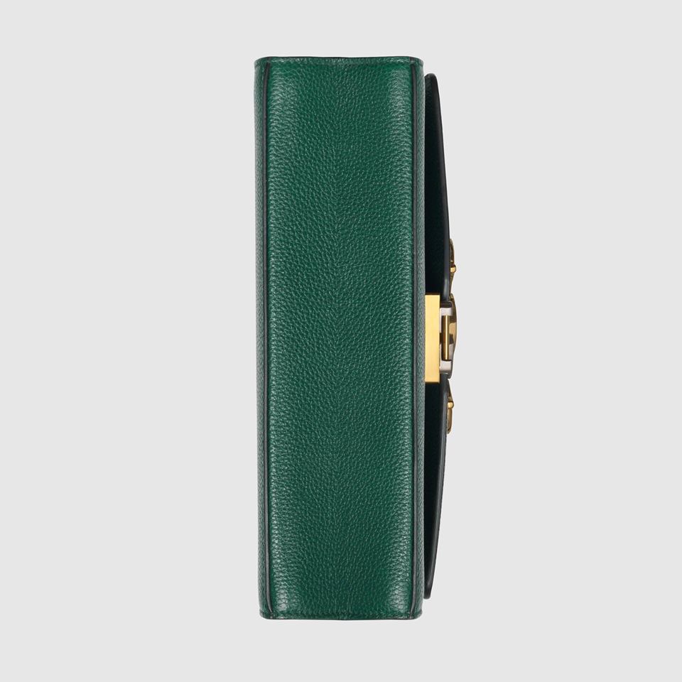 Gucci Zumi Small Shoulder Bag in Dark Green - Genuine Grainy Leather Crossbody Purse for Women | Perfect for Work, Date Night & Travel Accessories
