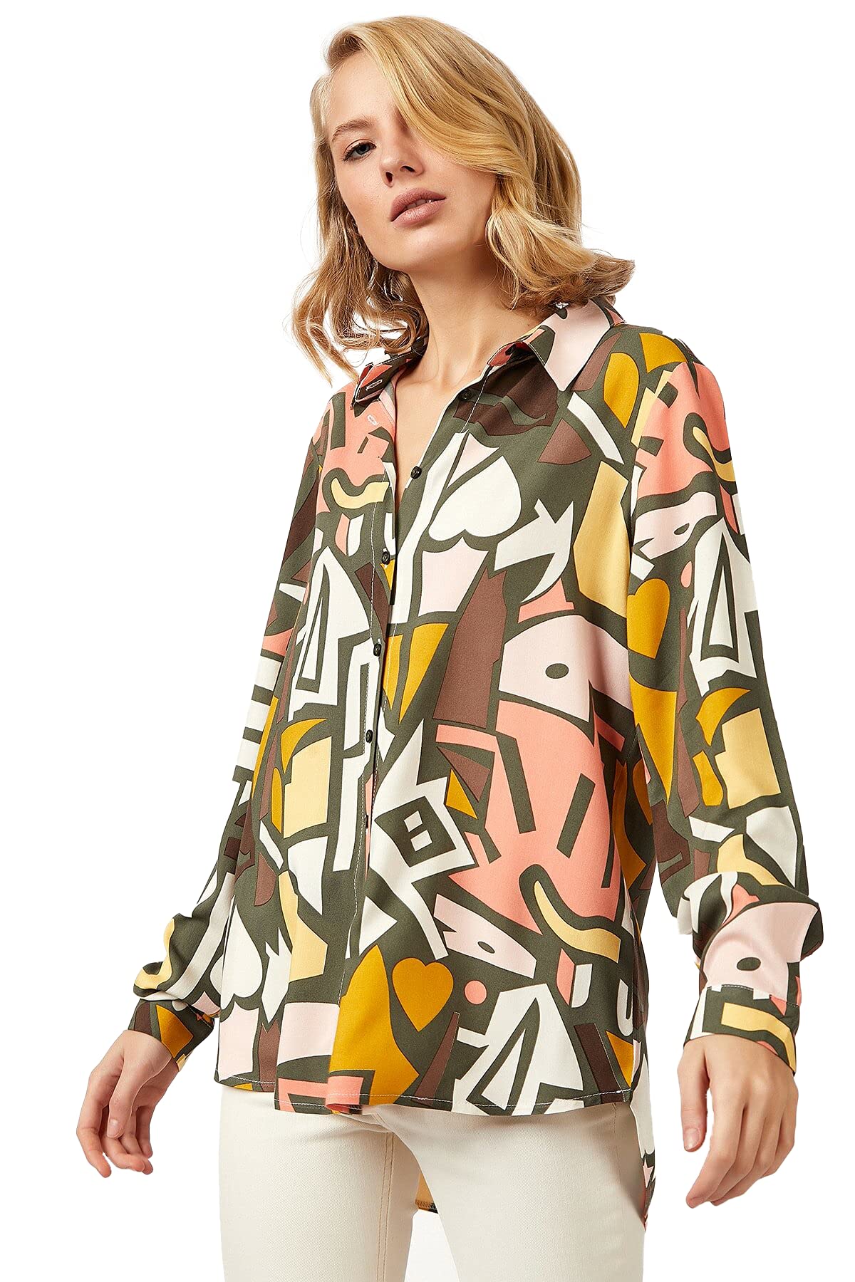 Stylish Women's Long Sleeve Button Down Blouses - Fashionable Dressy Casual Tops for Work, Office & Everyday Wear | Trendy Shirts for Women