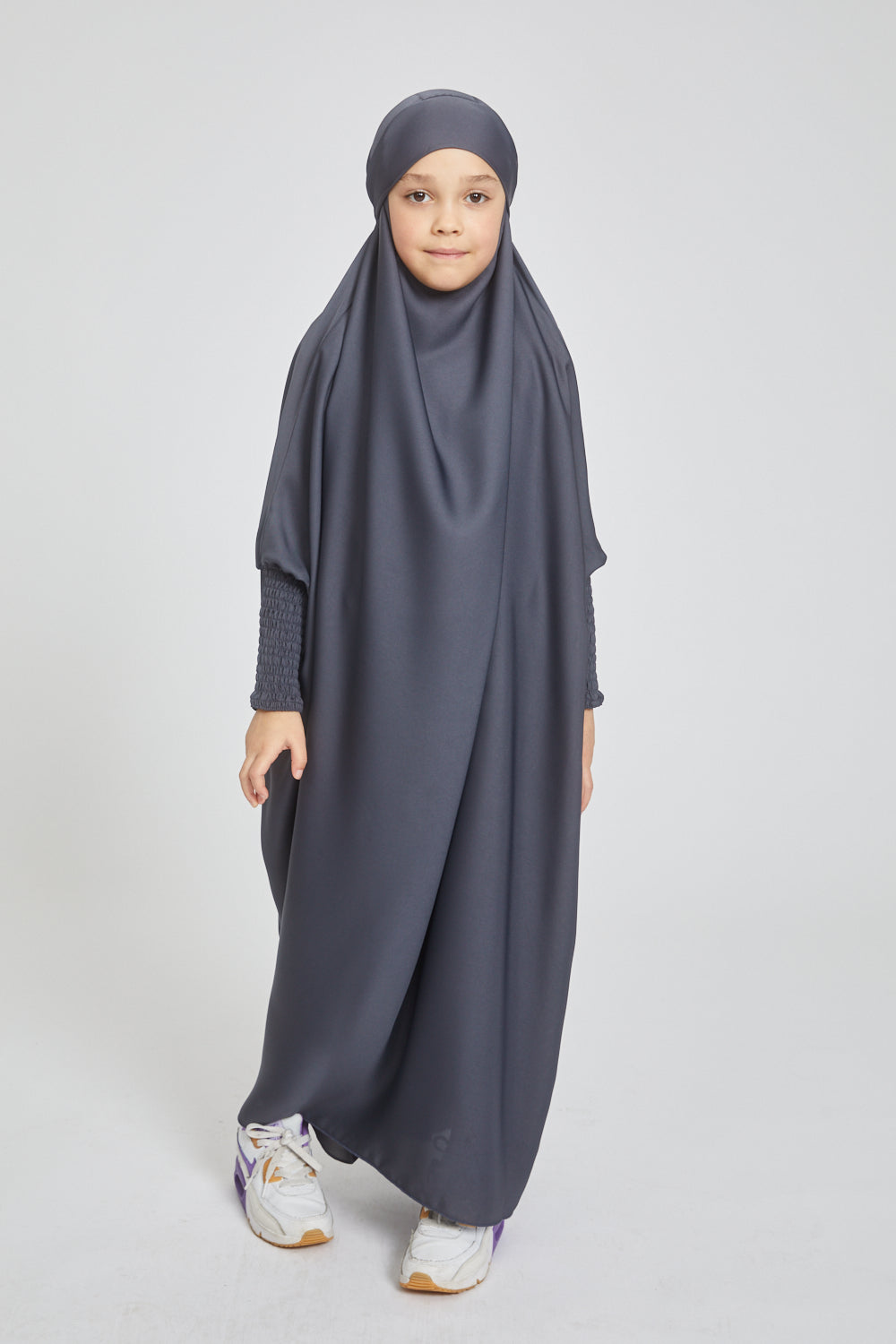 Junior Girls Full Length Jilbab Prayer Abaya - Modest Islamic Dress for Kids - Perfect for School, Mosque & Special Occasions