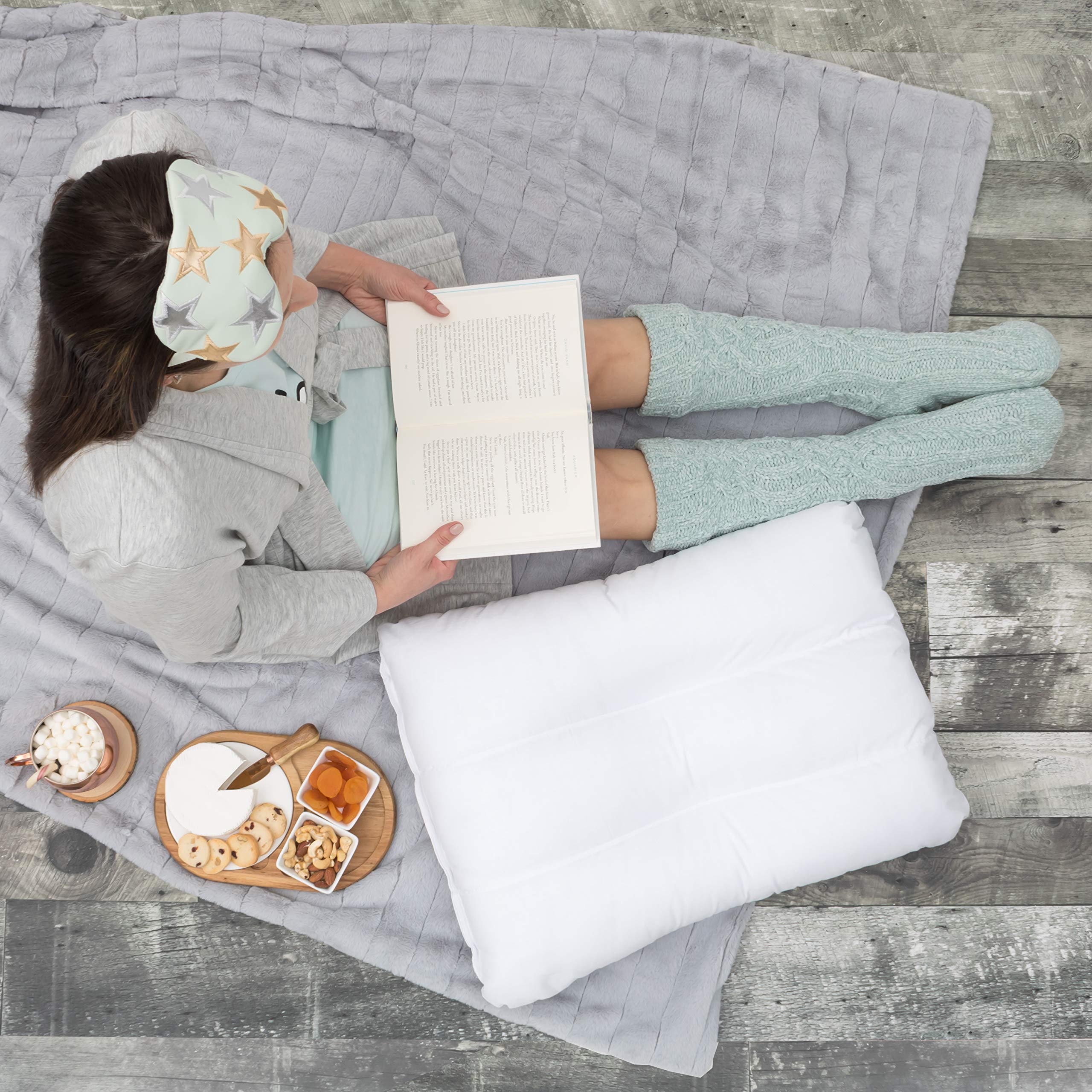 Orthopedic Cervical Pillow for Neck Pain Relief - Memory Foam Travel Neck Pillow - Perfect for Airplane, Car, Office & Home Use